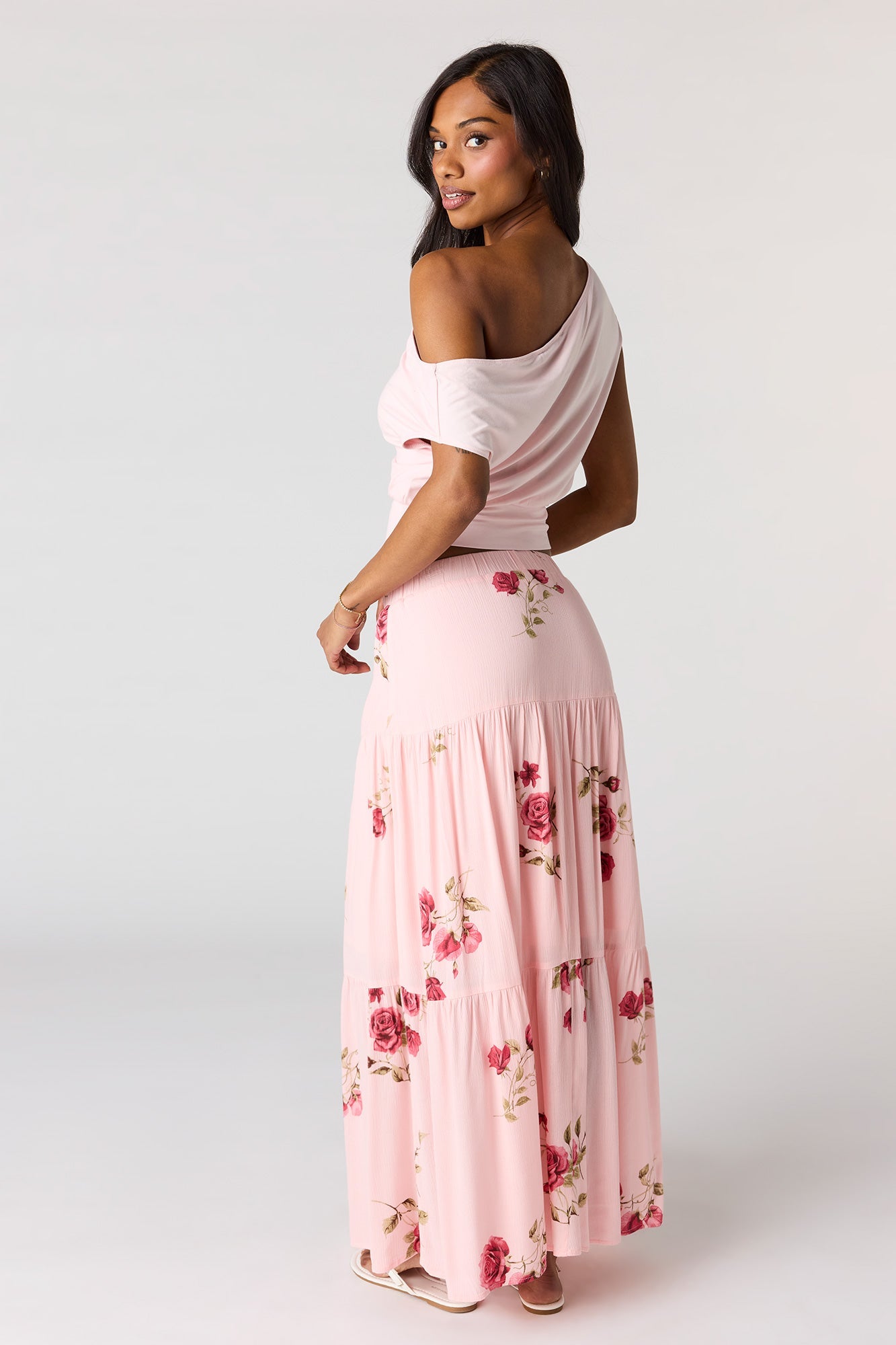 Tiered Maxi Skirt