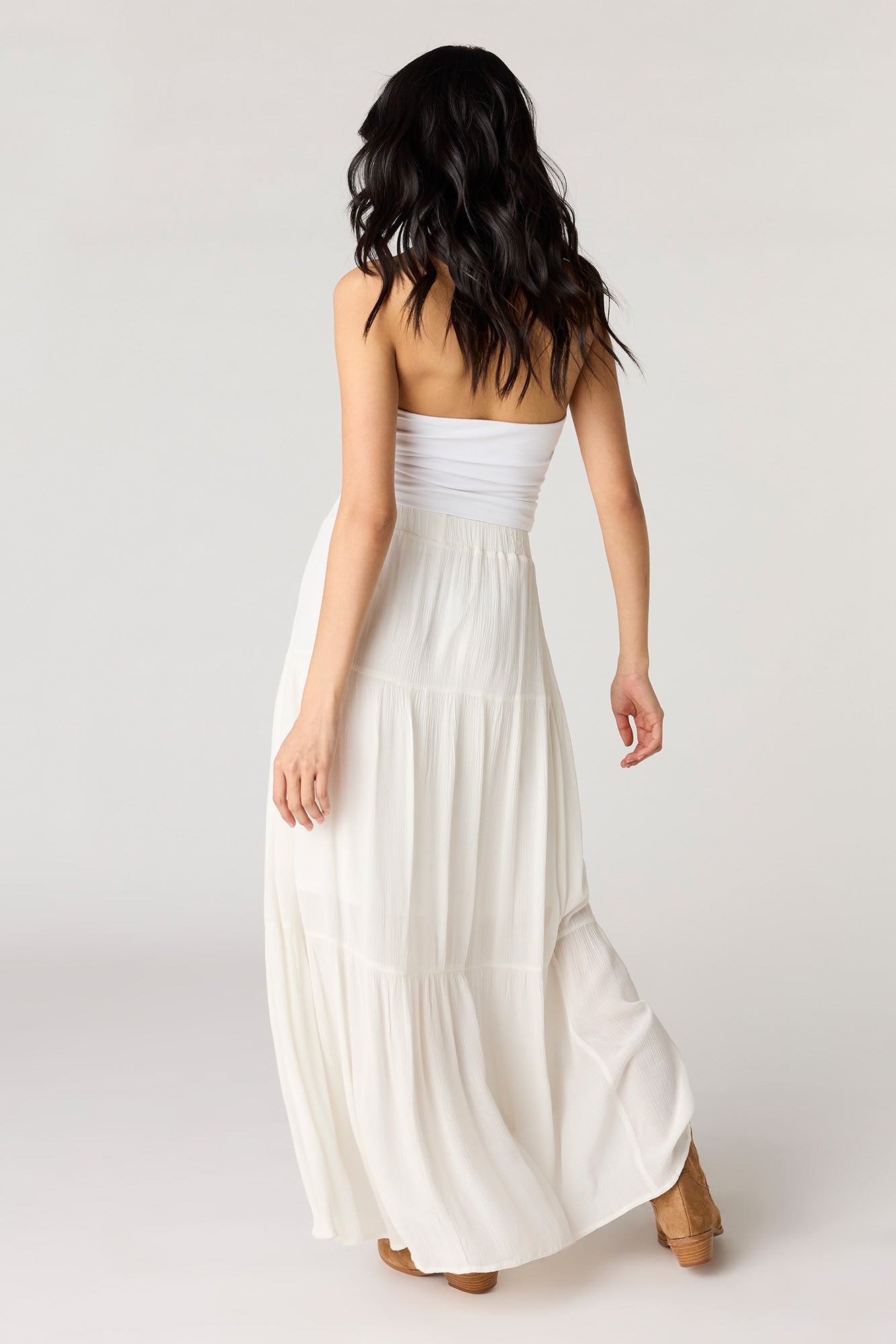 Tiered Maxi Skirt