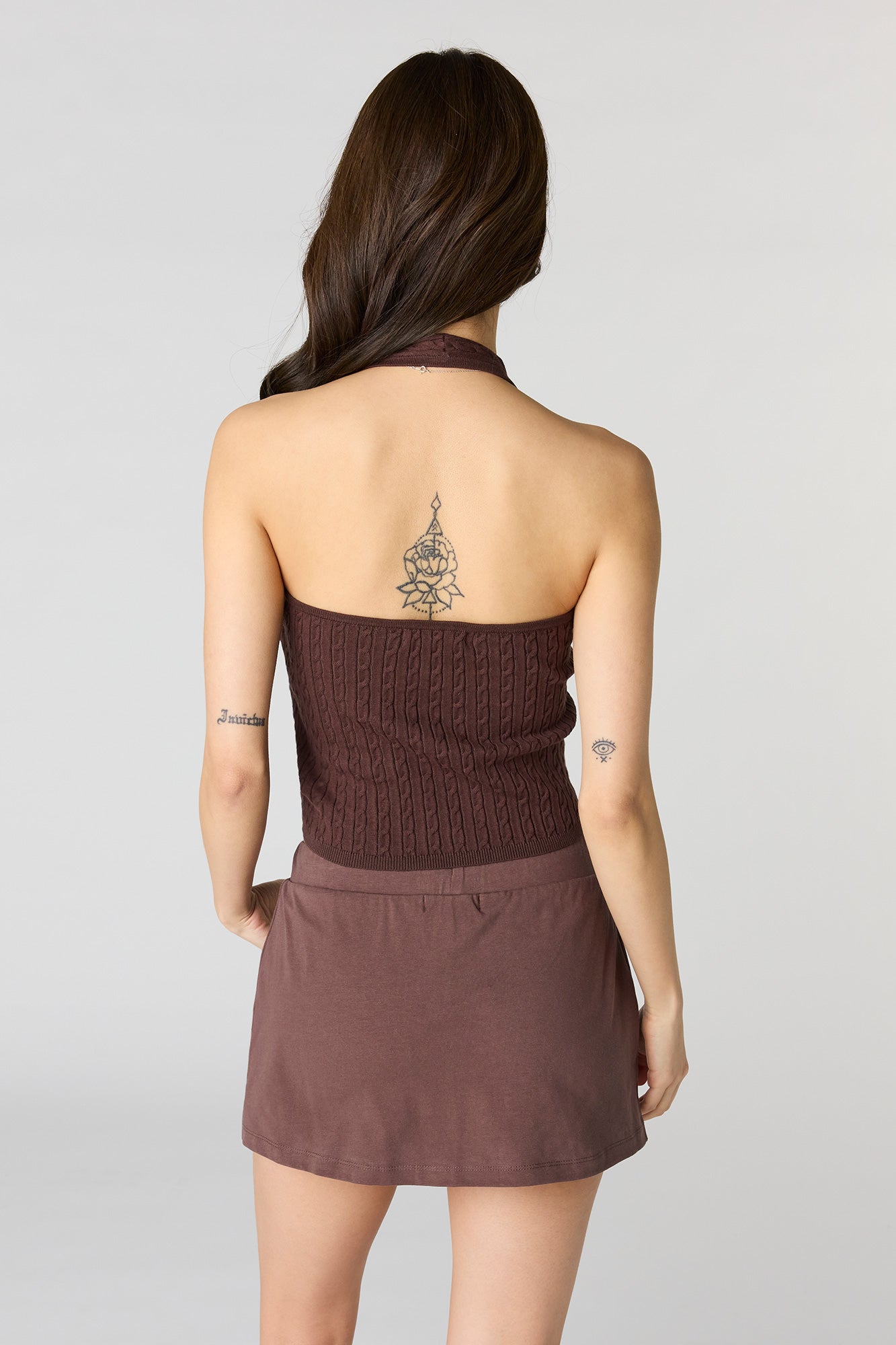 Drawstring Mini Skort
