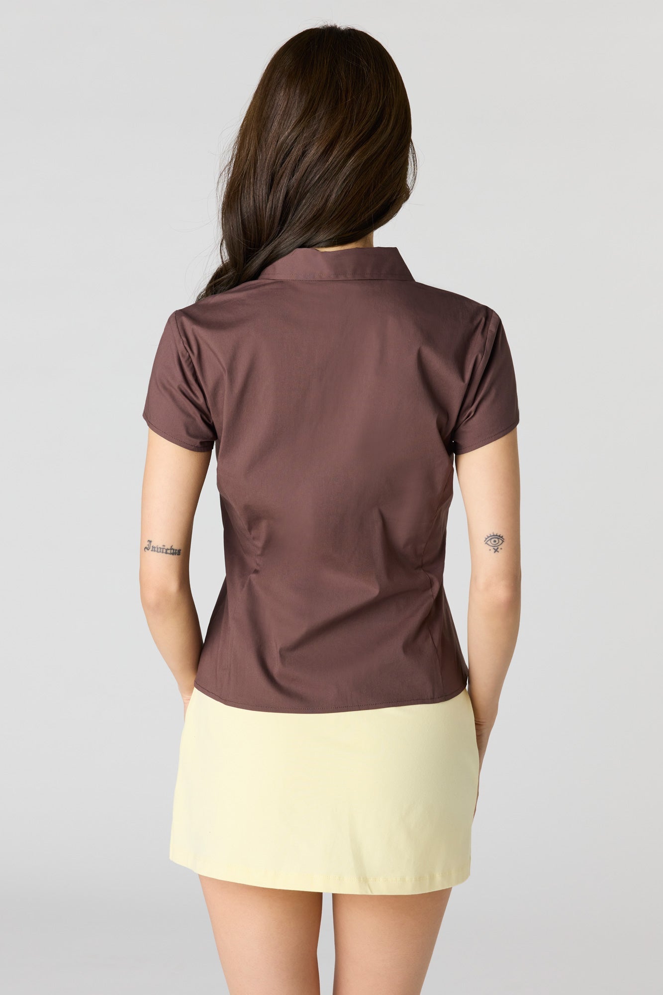 Drawstring Mini Skort