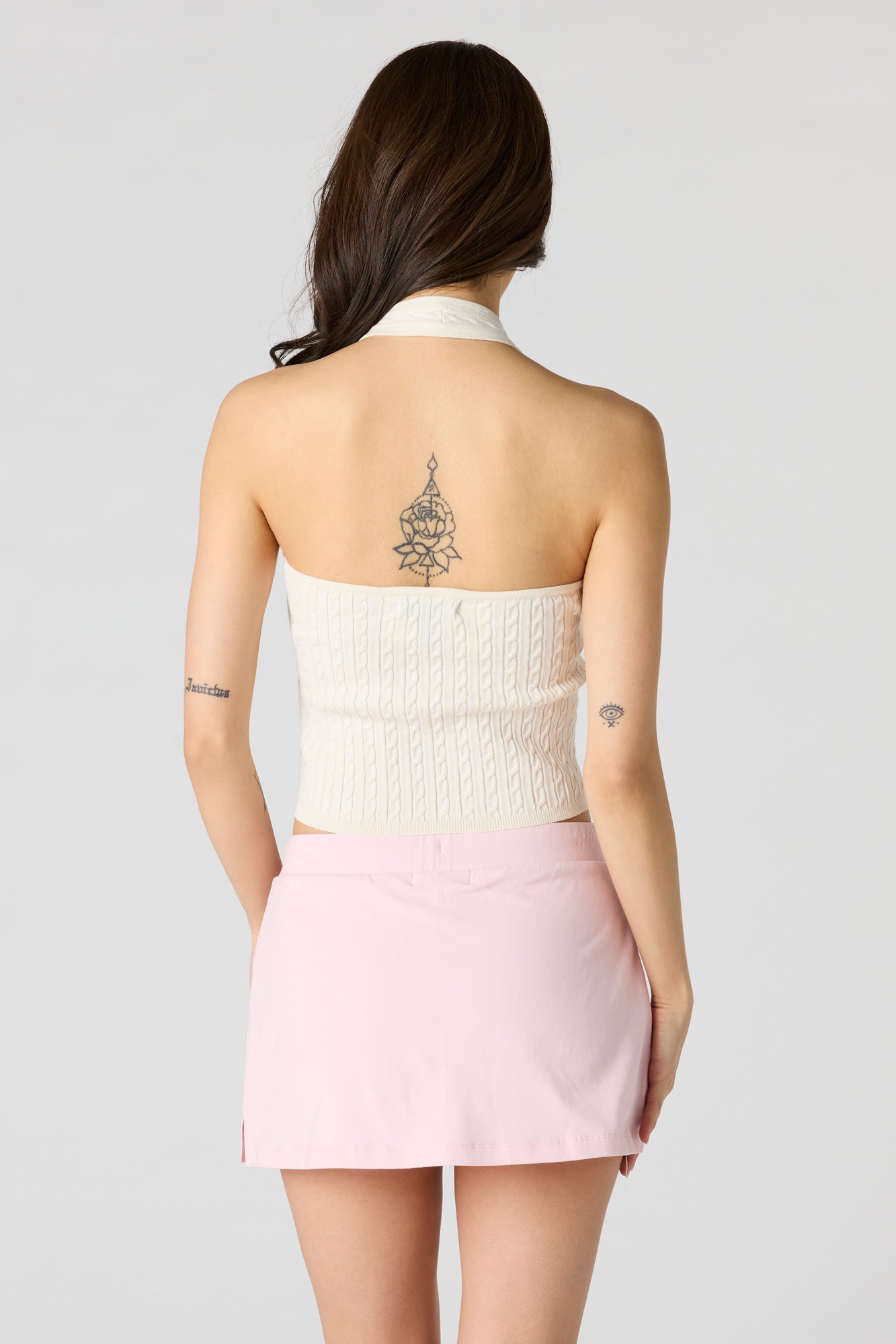 Drawstring Mini Skort