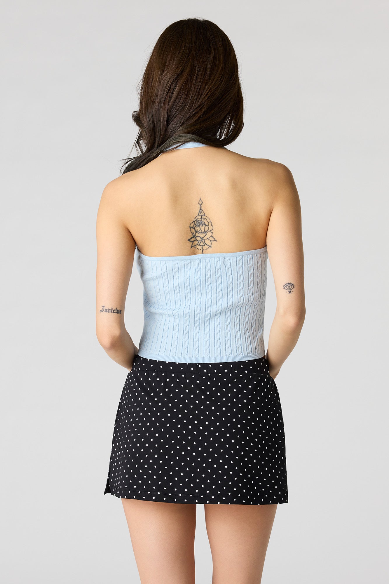 Drawstring Mini Skort
