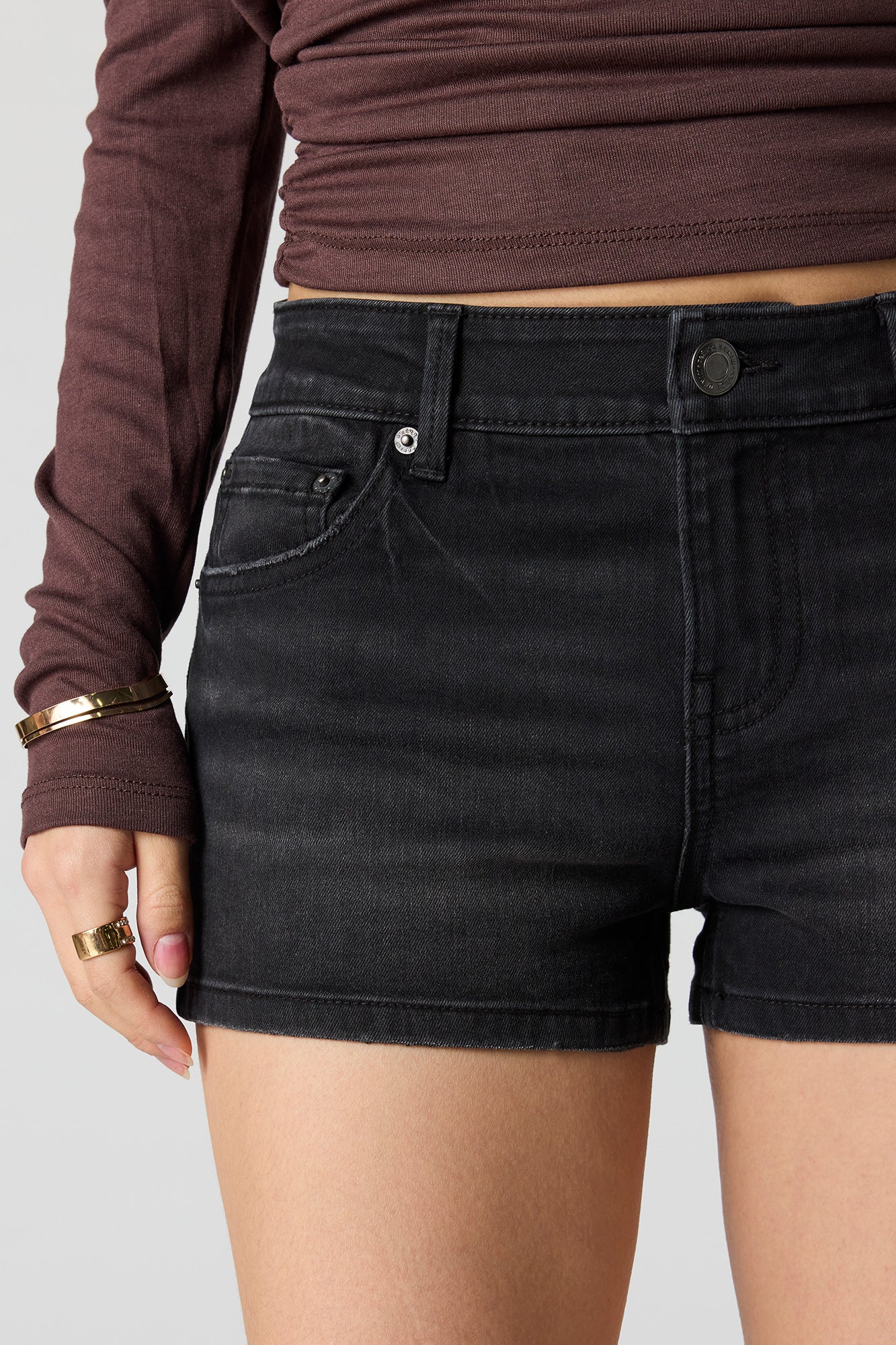 Havana Mid Rise Push Up Denim Short