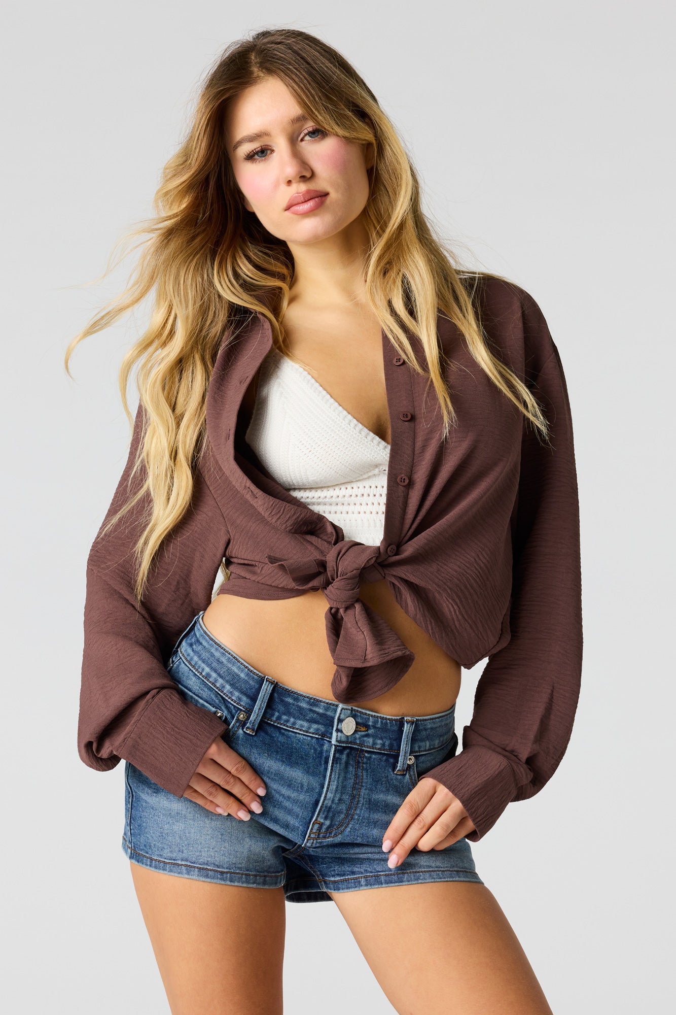 Havana Mid Rise Push Up Dark Short