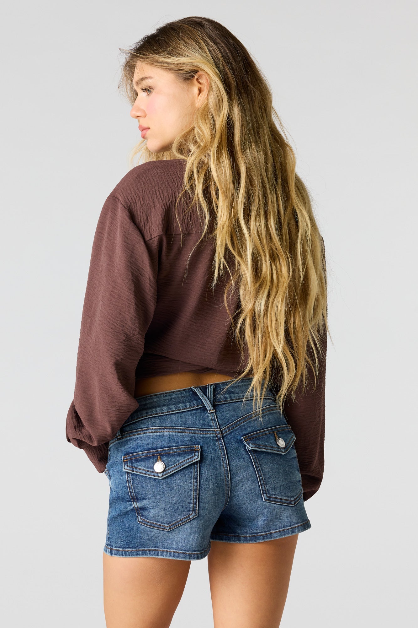 Havana Mid Rise Push Up Dark Short