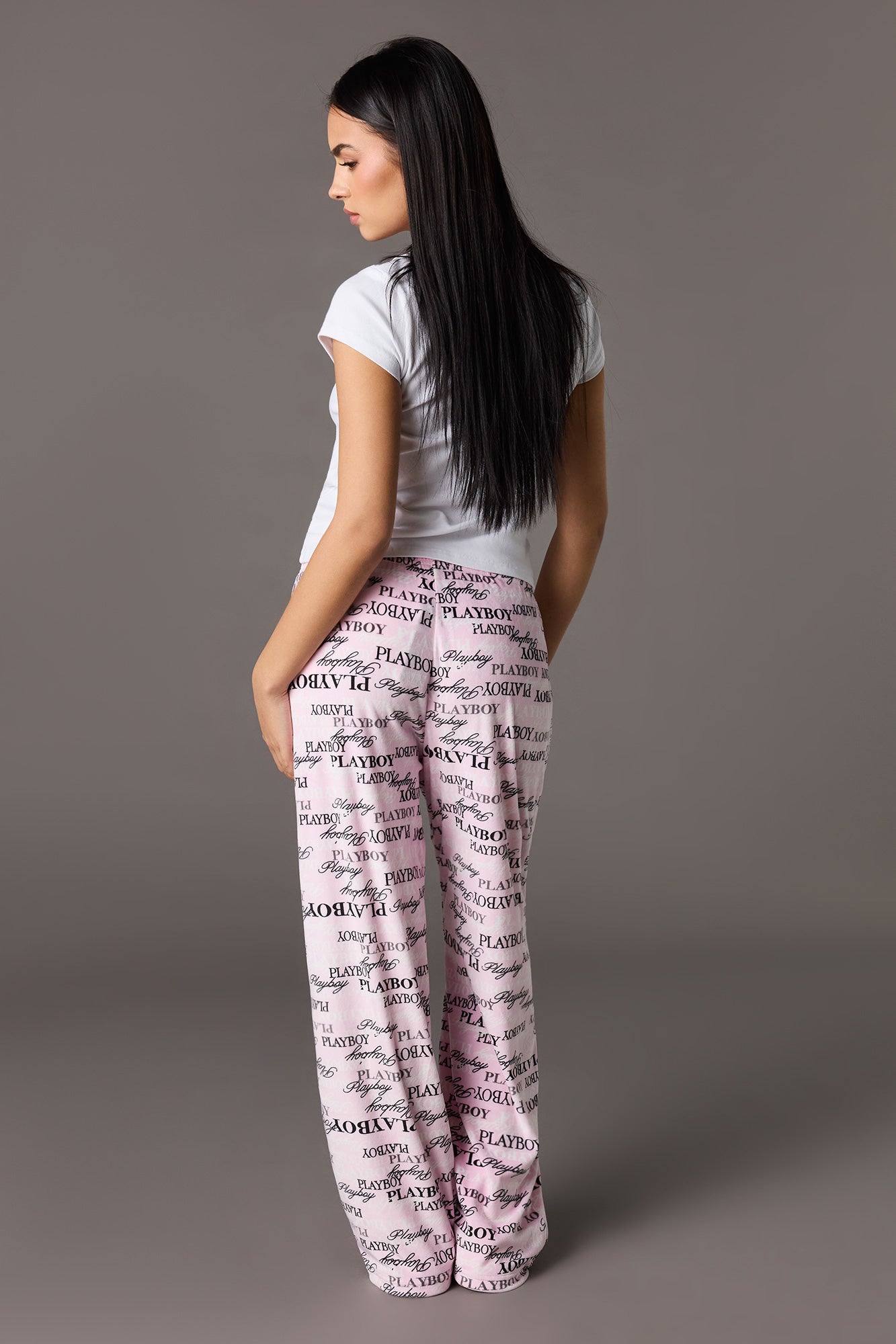 Playboy Velour Printed Pajama Pant