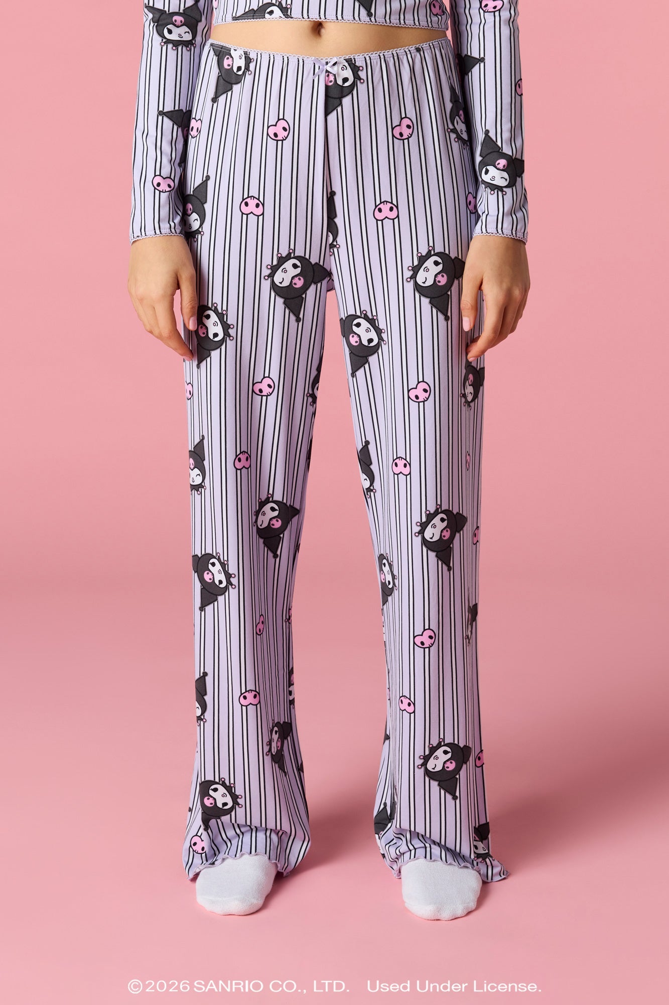 Kuromi™ Long Sleeve Top & Pant Pajama Set