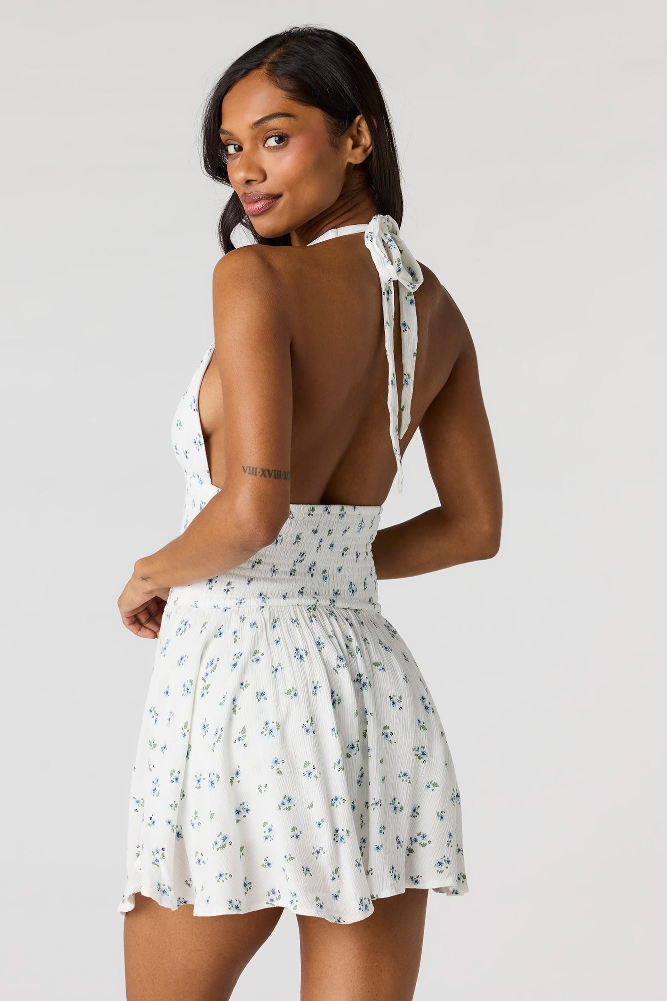 Smocked Halter Romper