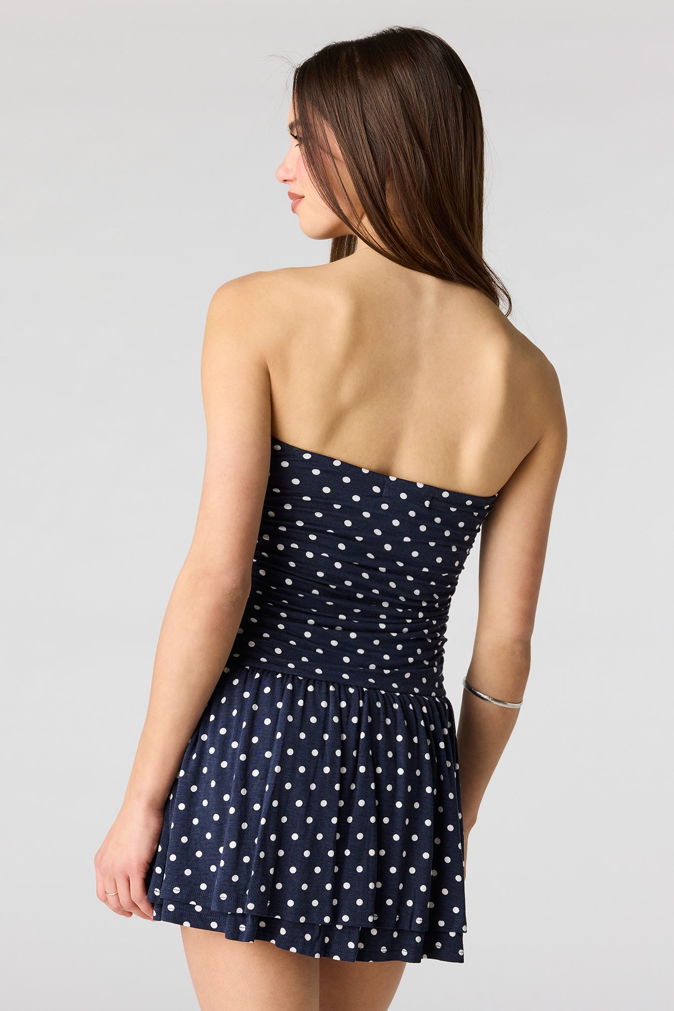 Double Layered Tube Romper Dress