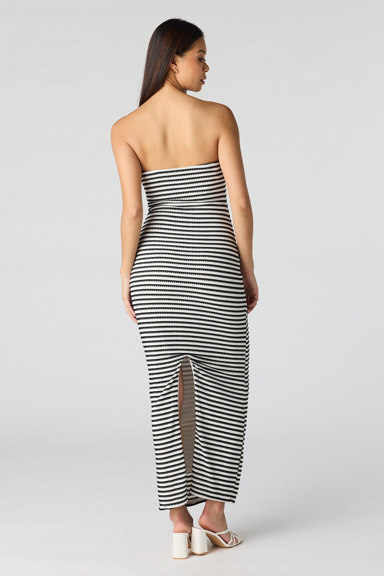 Knit Strapless Maxi Dress