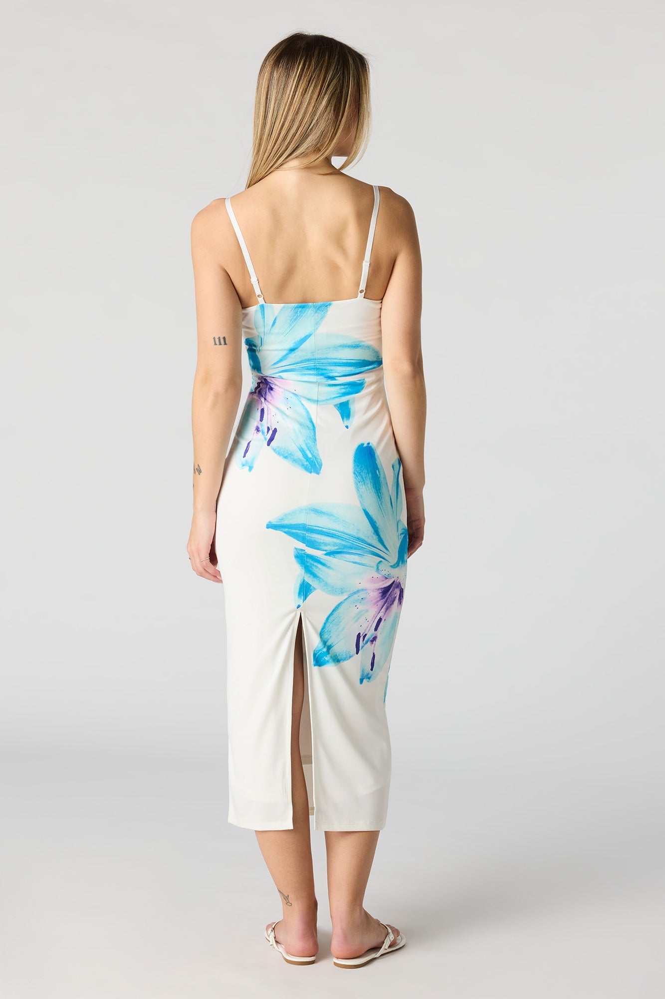 Braless Bodycon Midi Dress