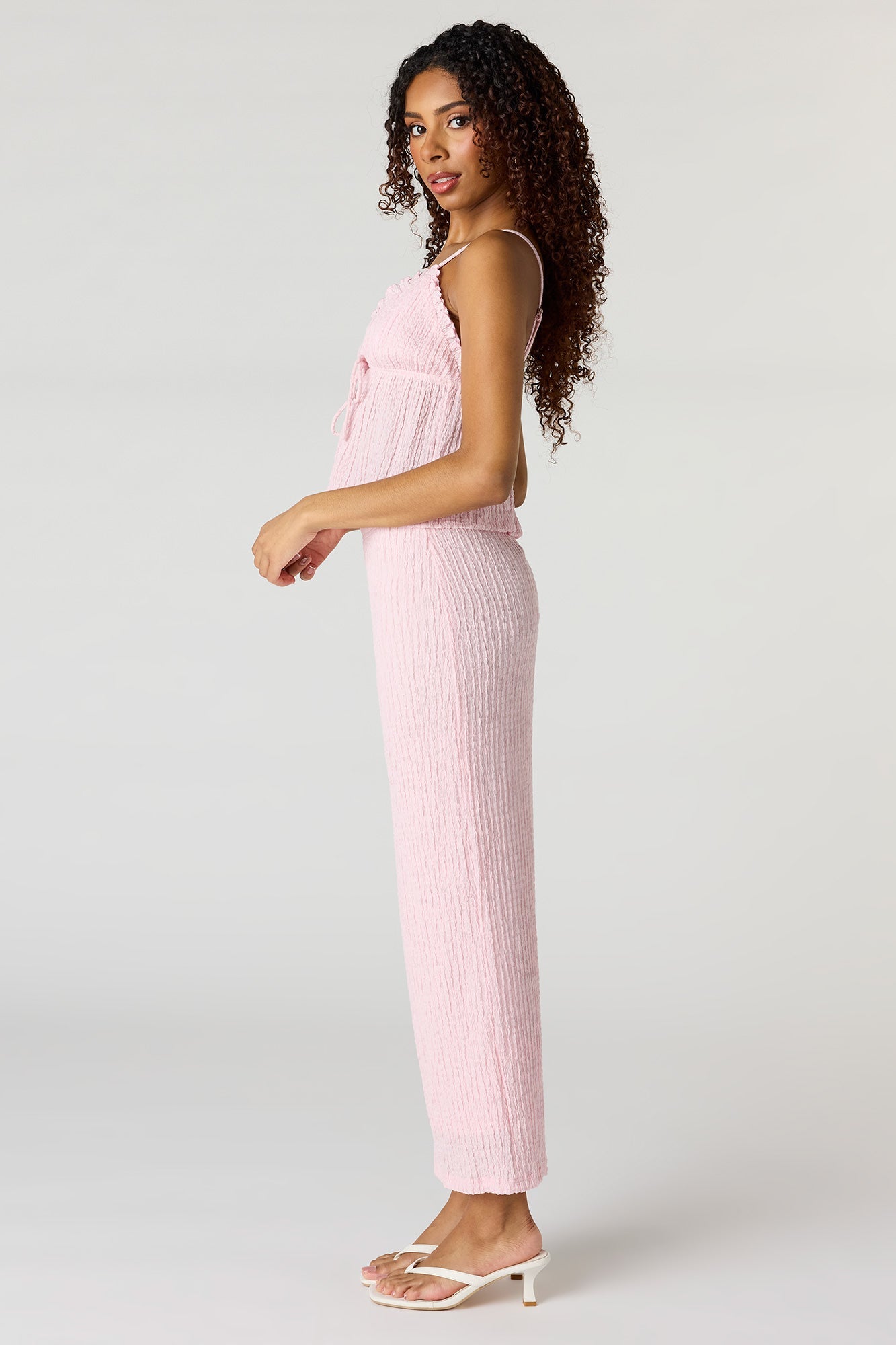 Textured Maxi Skirt