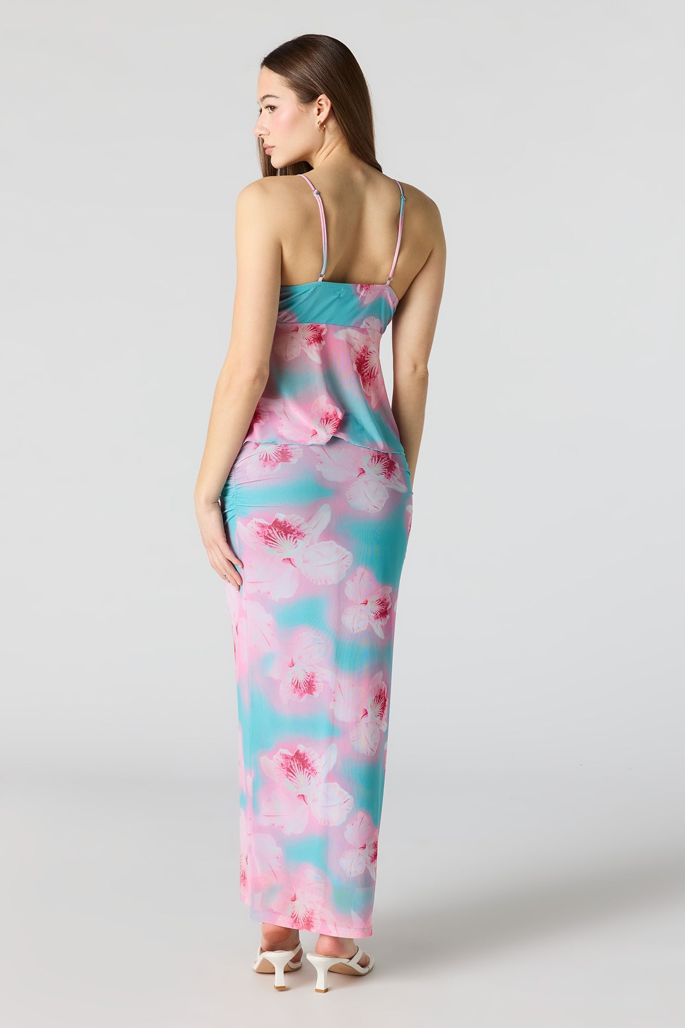 Mesh Maxi Skirt
