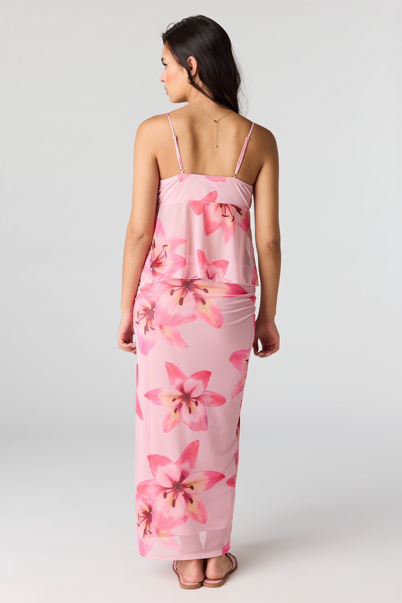 Mesh Maxi Skirt