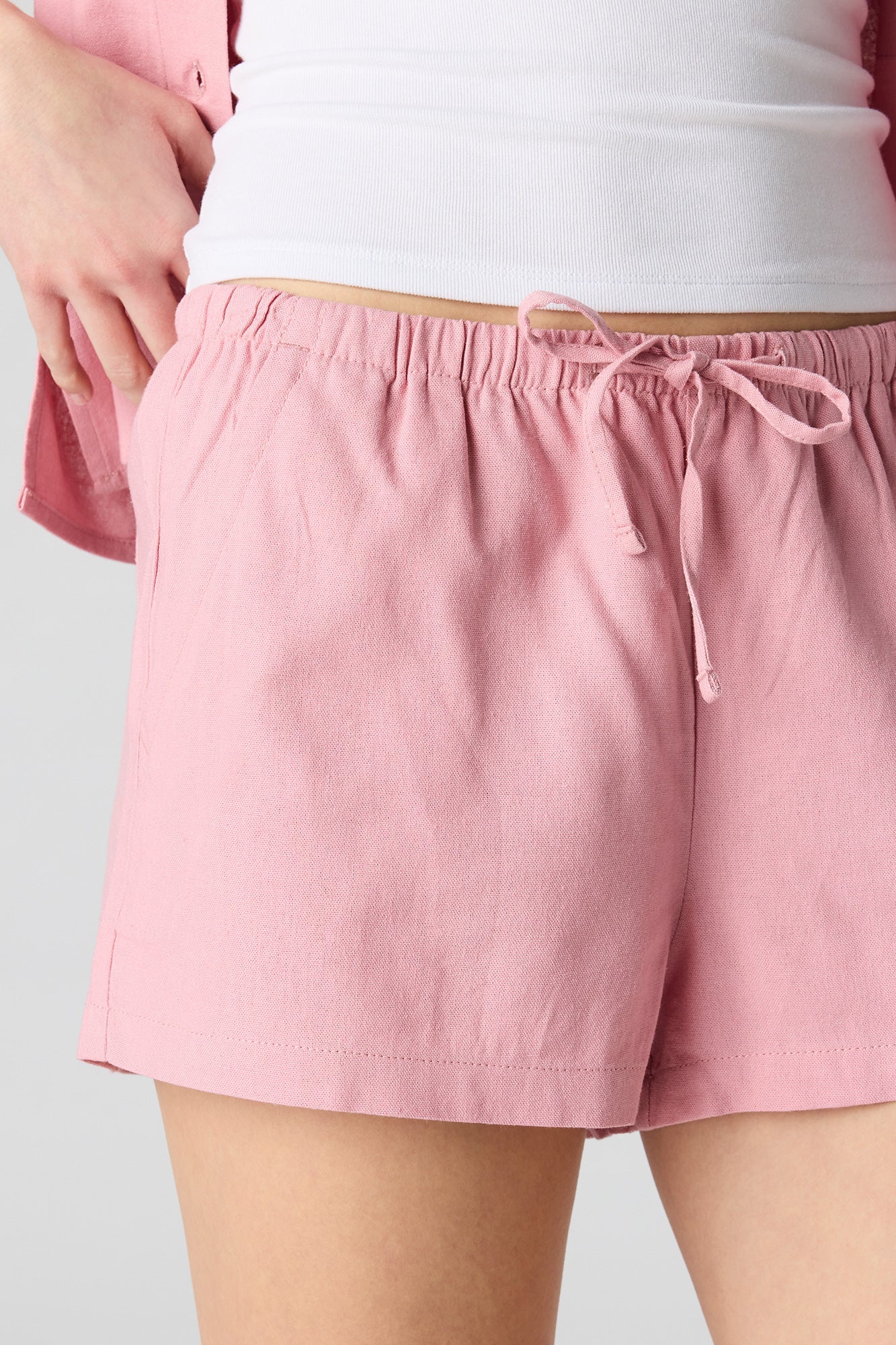 Linen-Blend Short