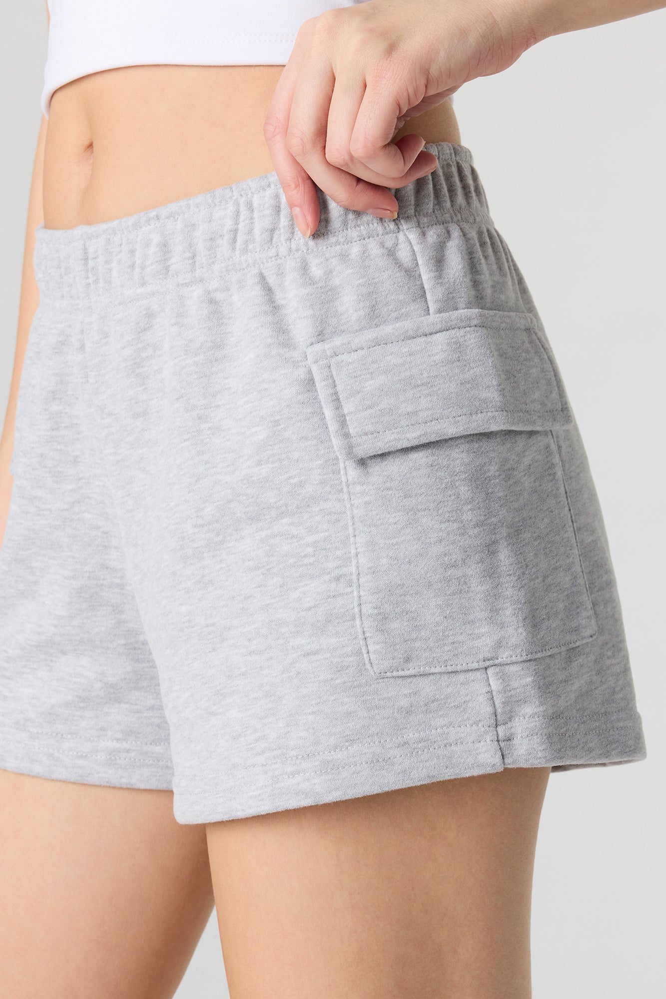 Luxe French Terry Cargo Shortie