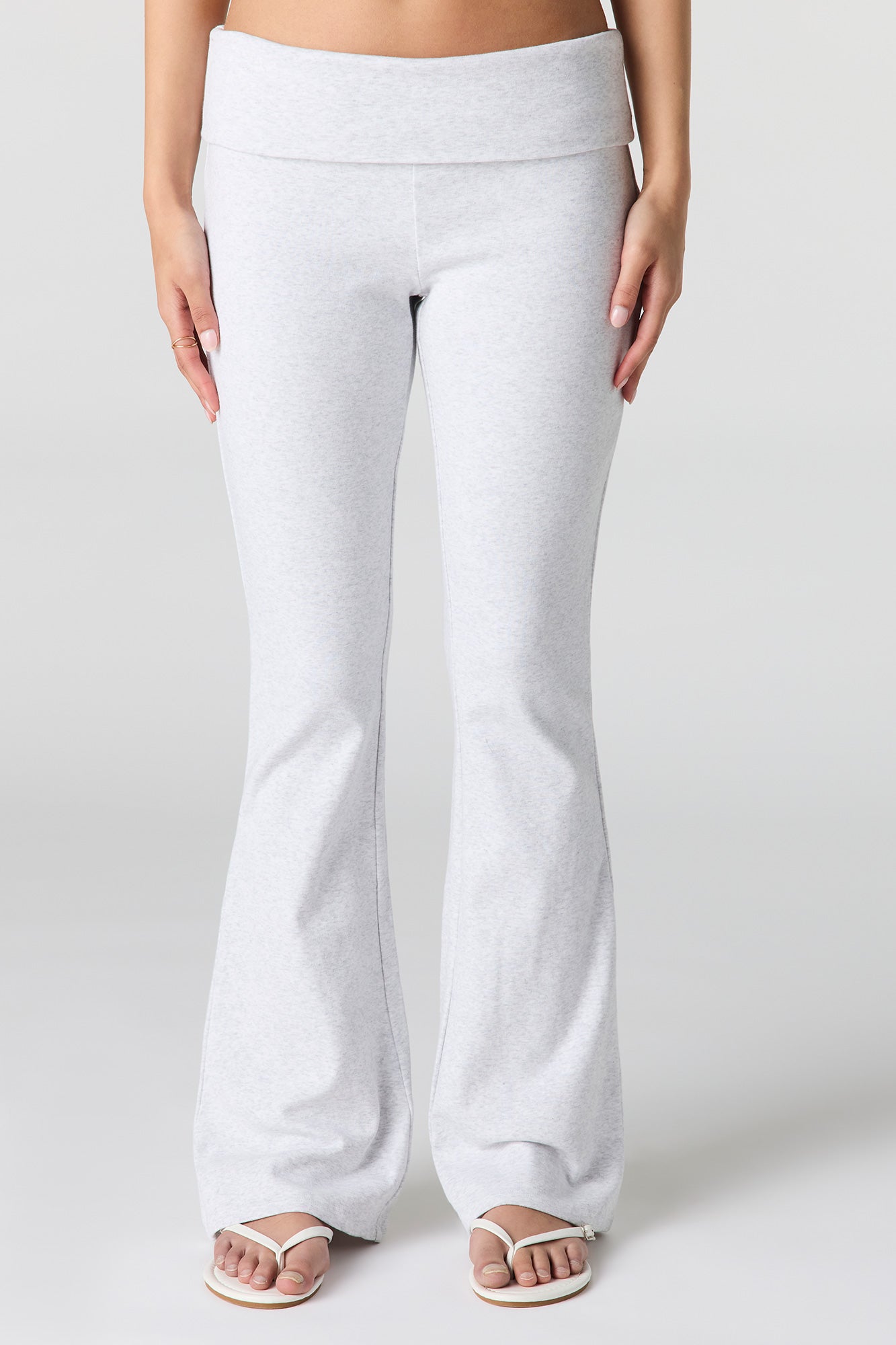 Foldover Waist Flare Pant