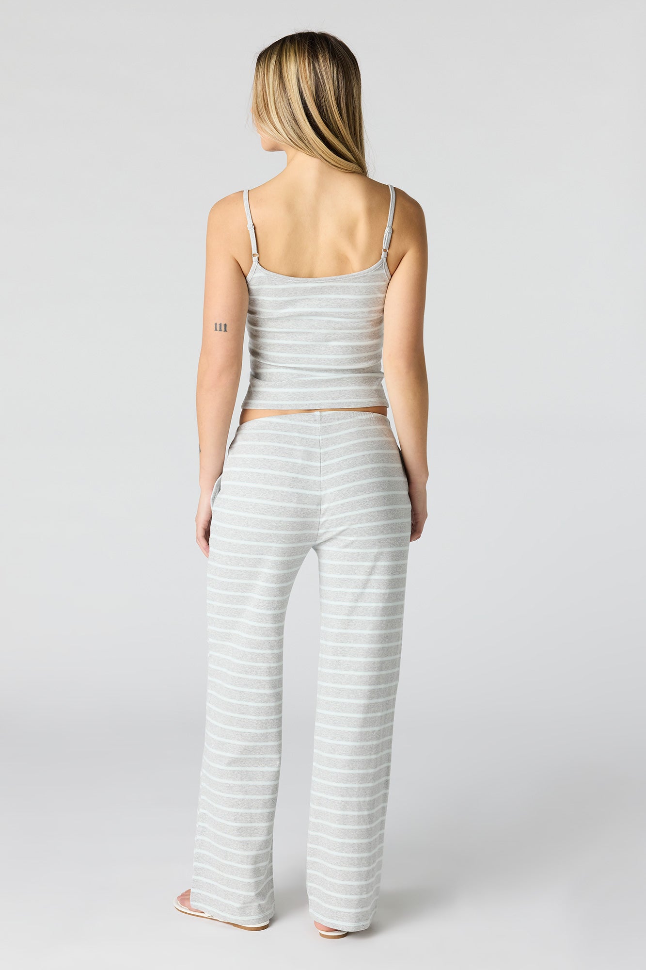 Ribbed Wide Leg Pant