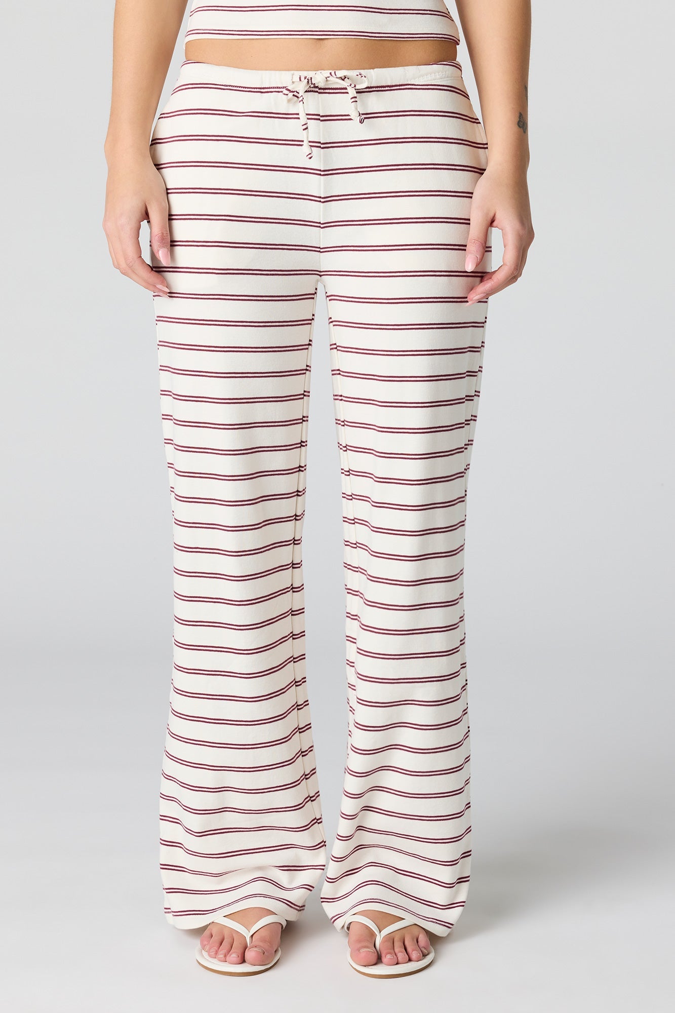 Ribbed Wide Leg Pant
