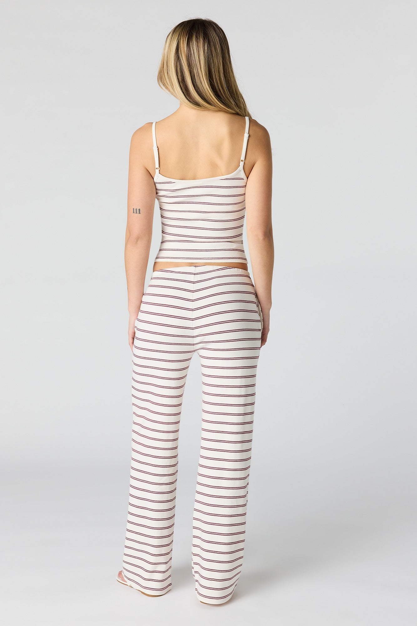 Ribbed Wide Leg Pant