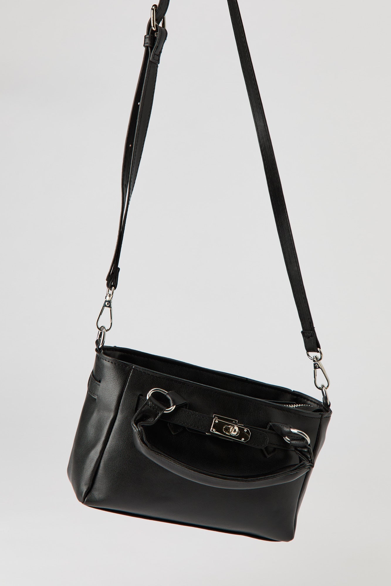 Lock Detail Hand Bag