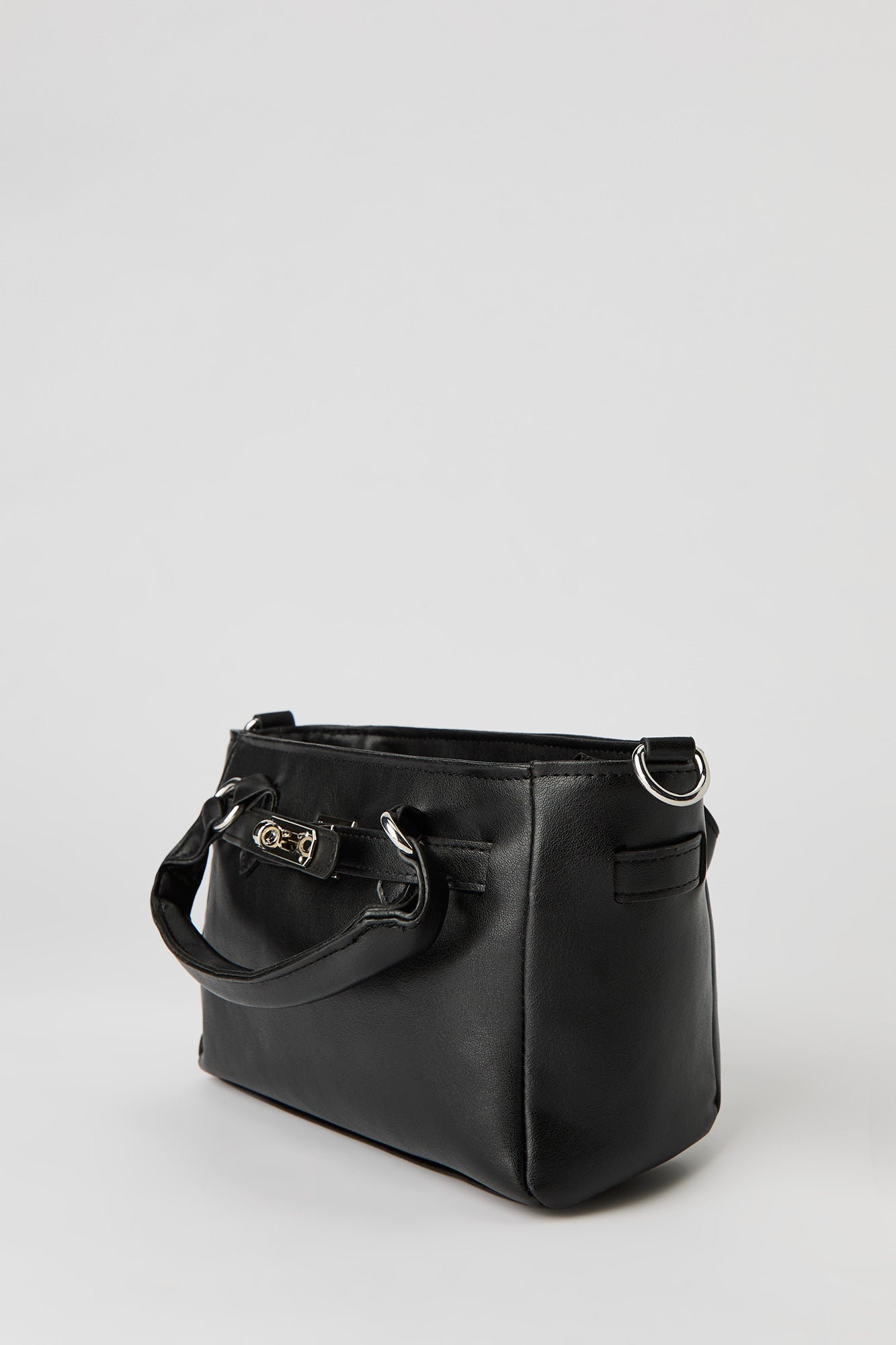 Lock Detail Hand Bag