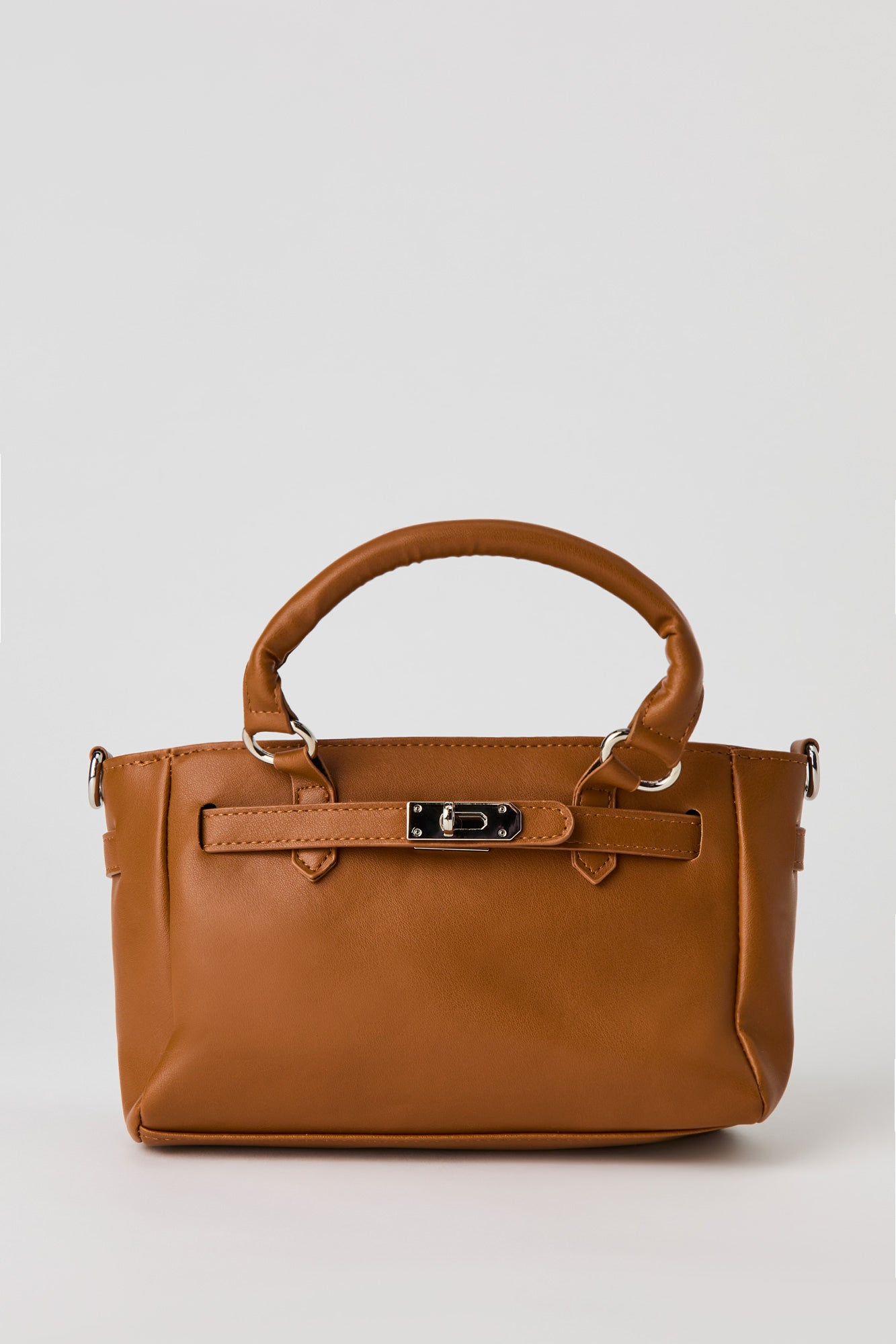 Lock Detail Hand Bag