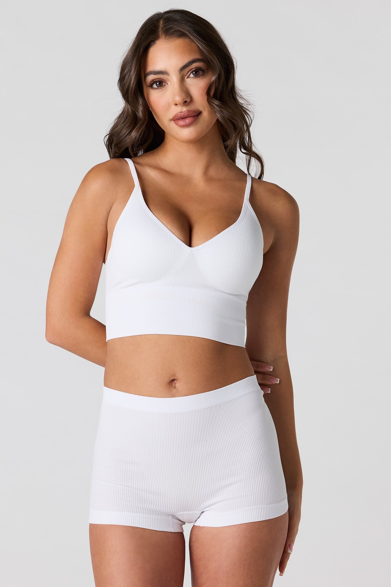 Seamless Ribbed Boy Short (2 Pack)
