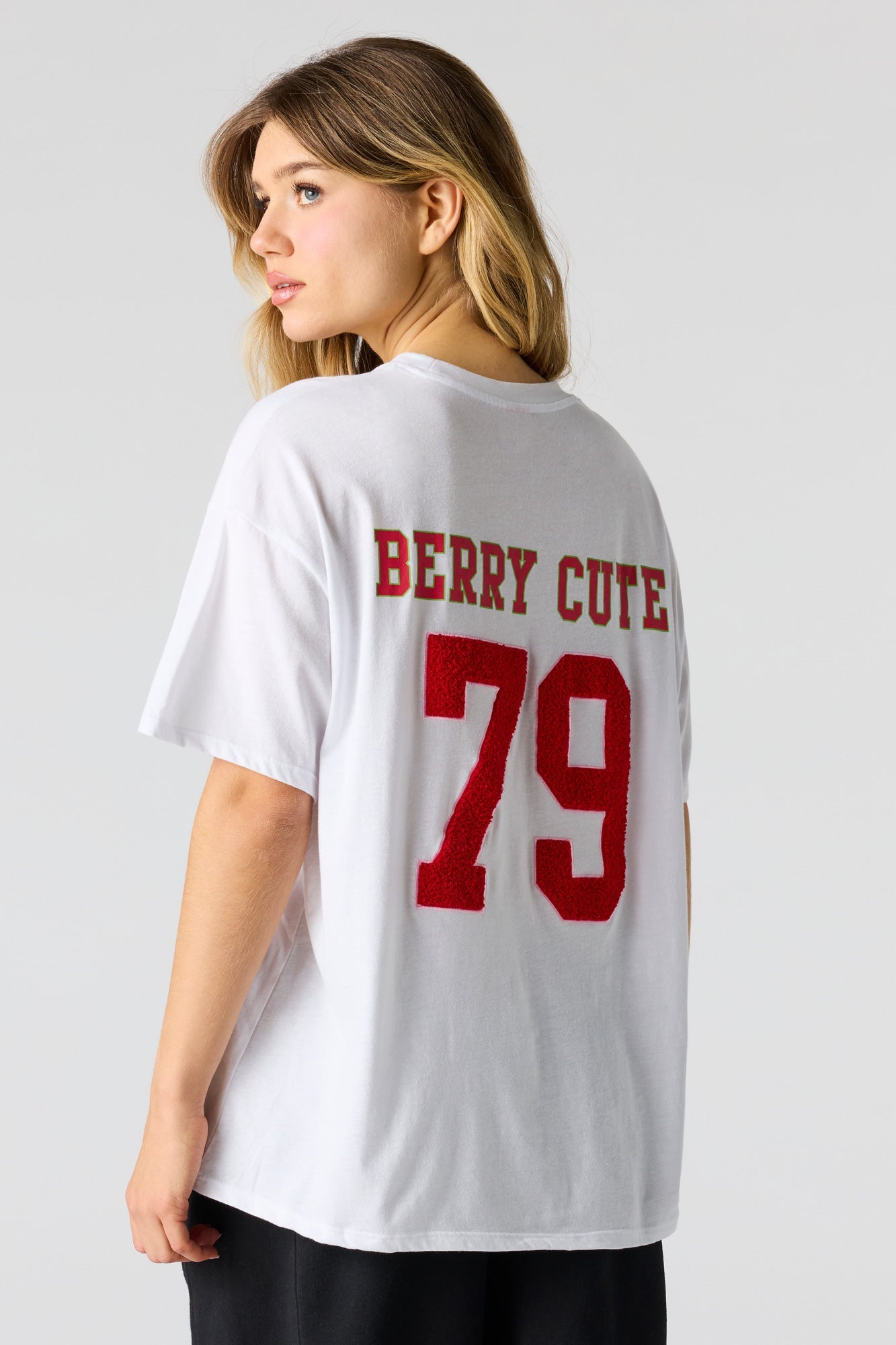 Strawberry Shortcake Graphic Boyfriend T-Shirt