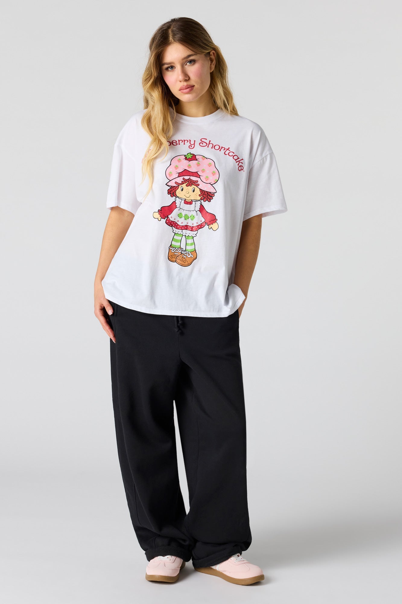 Strawberry Shortcake Graphic Boyfriend T-Shirt