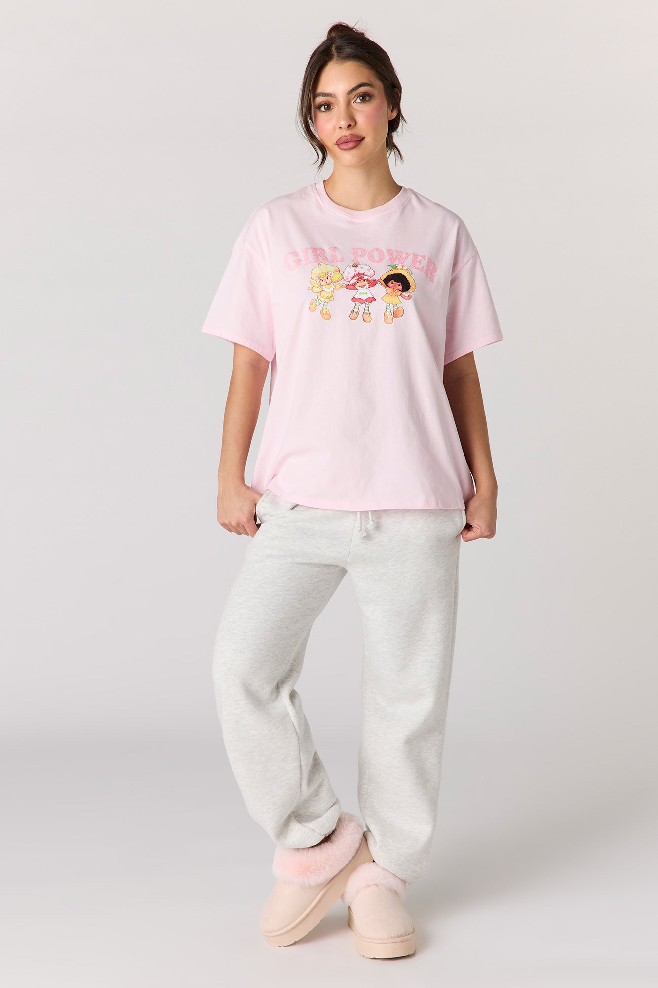 Luxe Heavy Cotton Strawberry Shortcake Graphic T-Shirt
