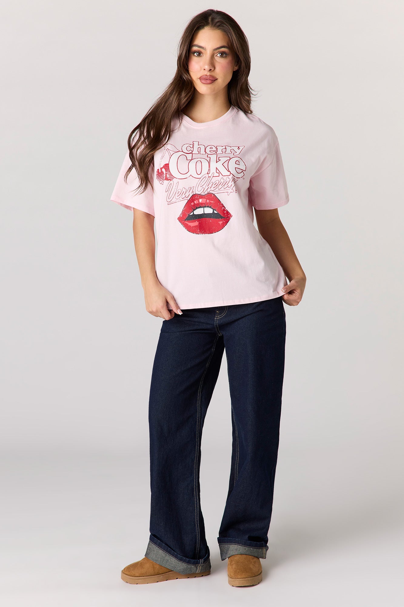 Luxe Heavy Cotton Cherry Coke Graphic T-Shirt