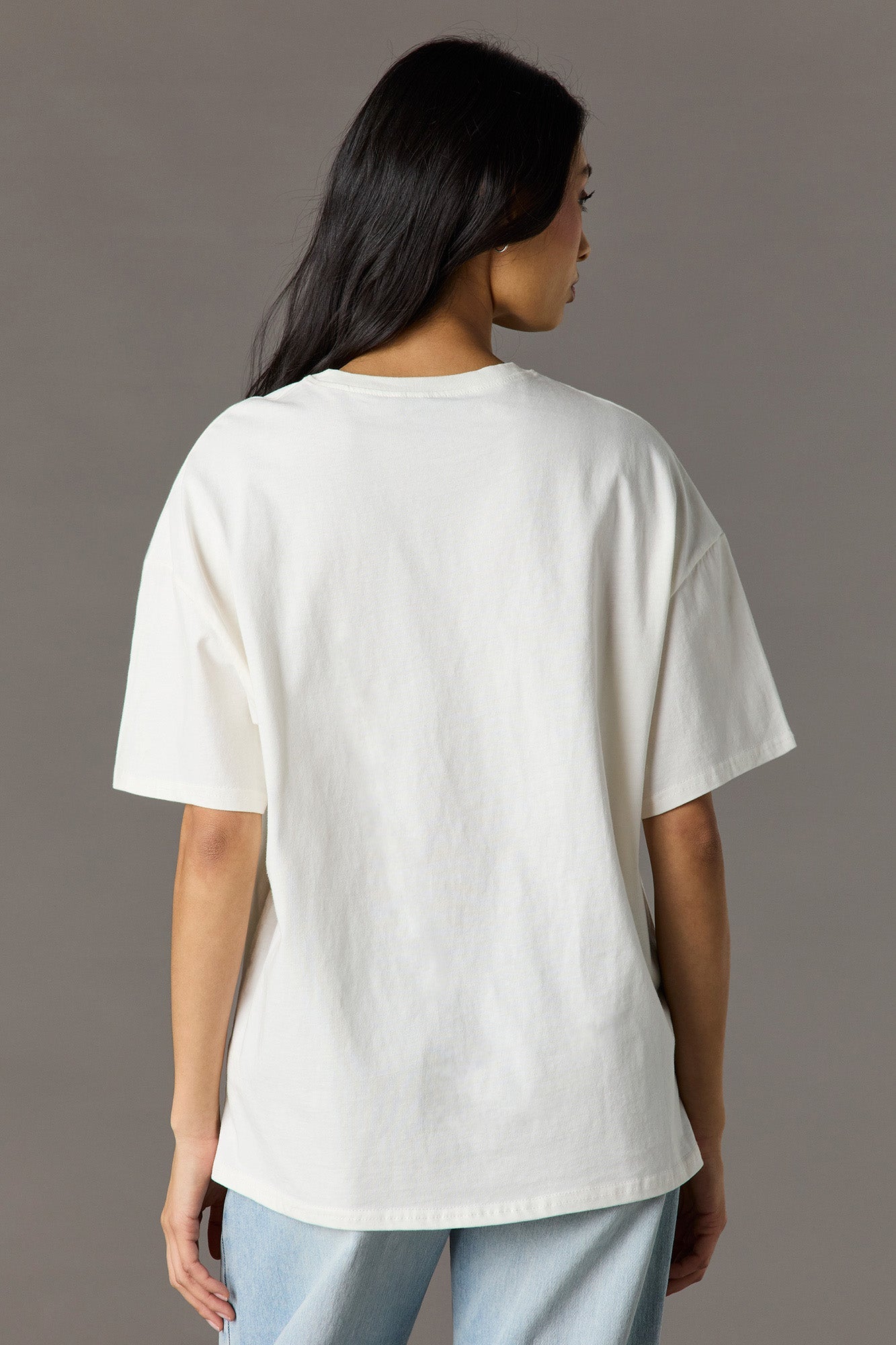 Luxe Heavy Cotton Playboy Oversized Graphic T-Shirt