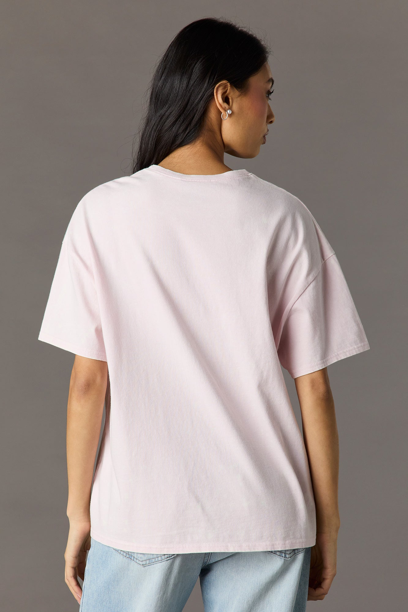 Luxe Heavy Cotton Playboy Oversized Graphic T-Shirt
