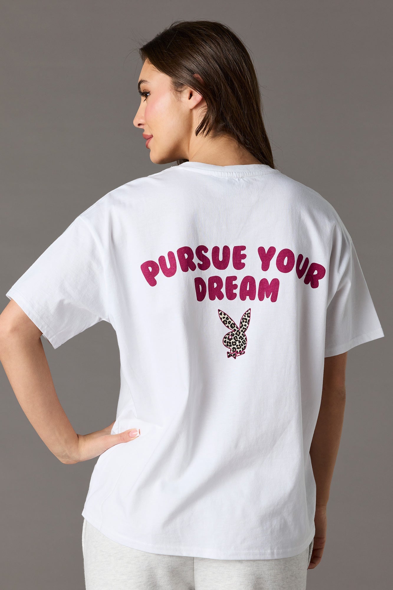 Luxe Heavy Cotton Playboy Puff Print T-Shirt