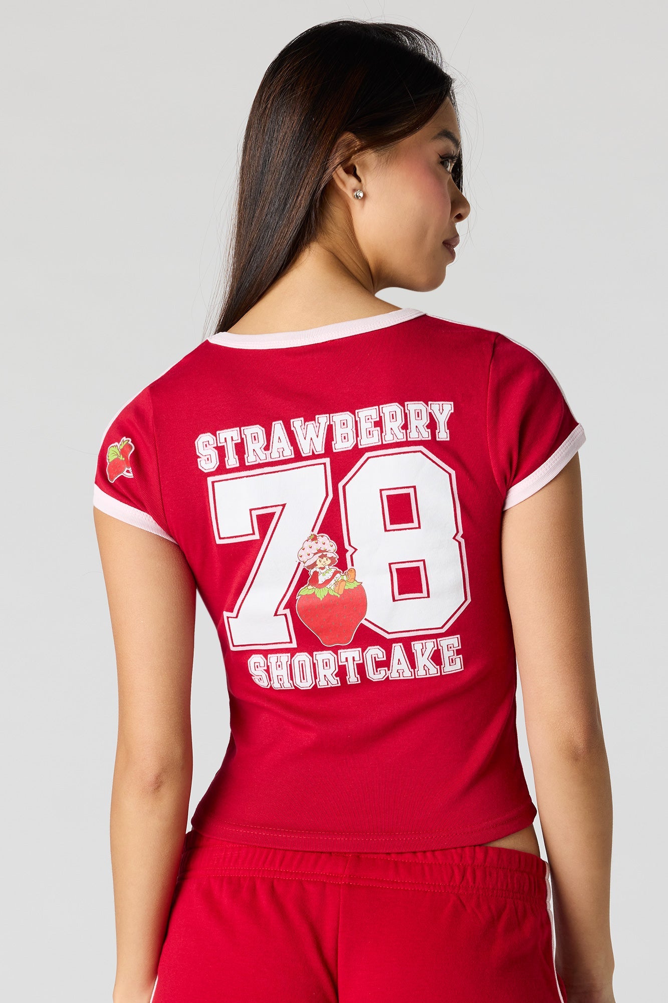 Strawberry Shortcake Graphic Contrast T-Shirt