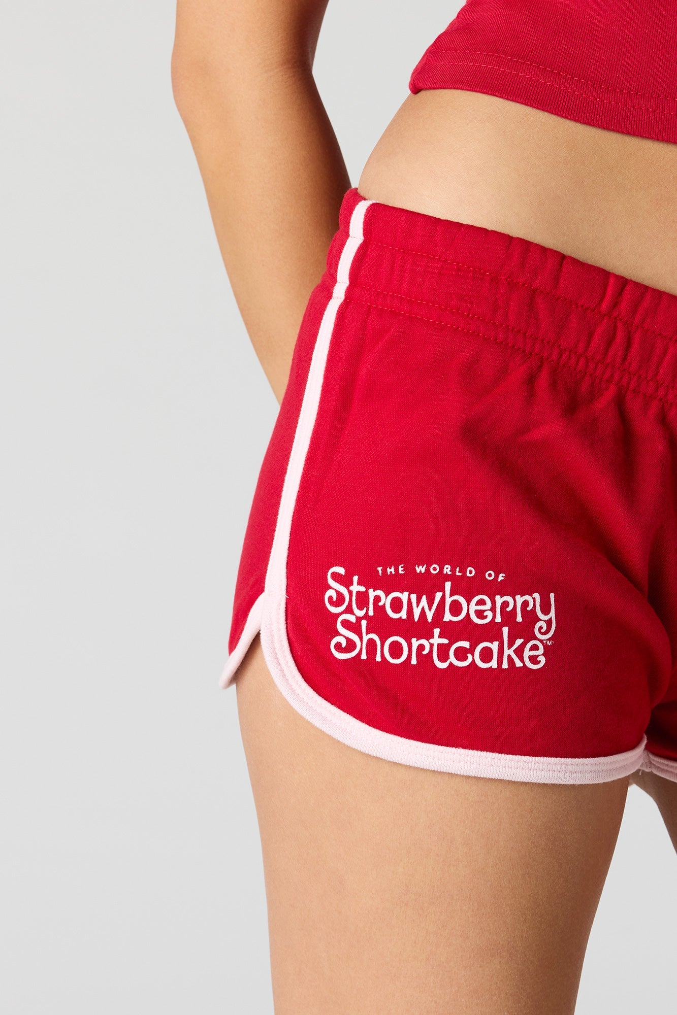 Strawberry Shortcake Graphic Fleece Dolphin Short