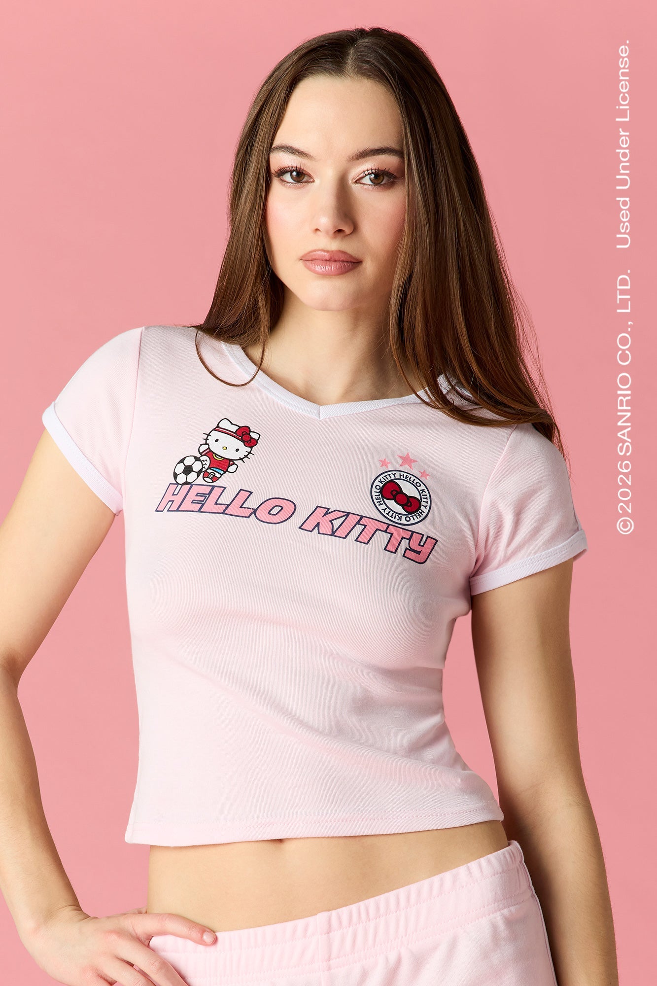 Hello Kitty® Soccer Graphic T-Shirt