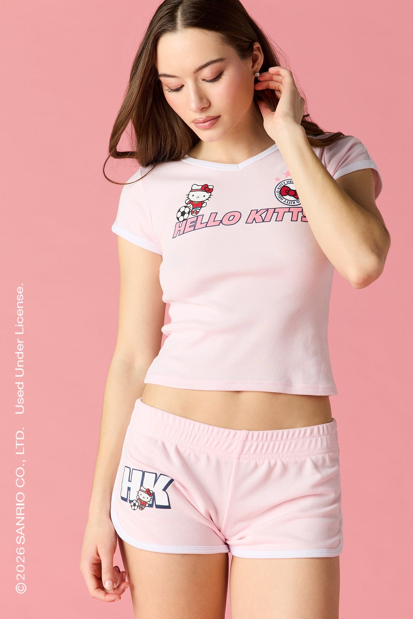 Hello Kitty® Soccer Graphic Dolphin Short