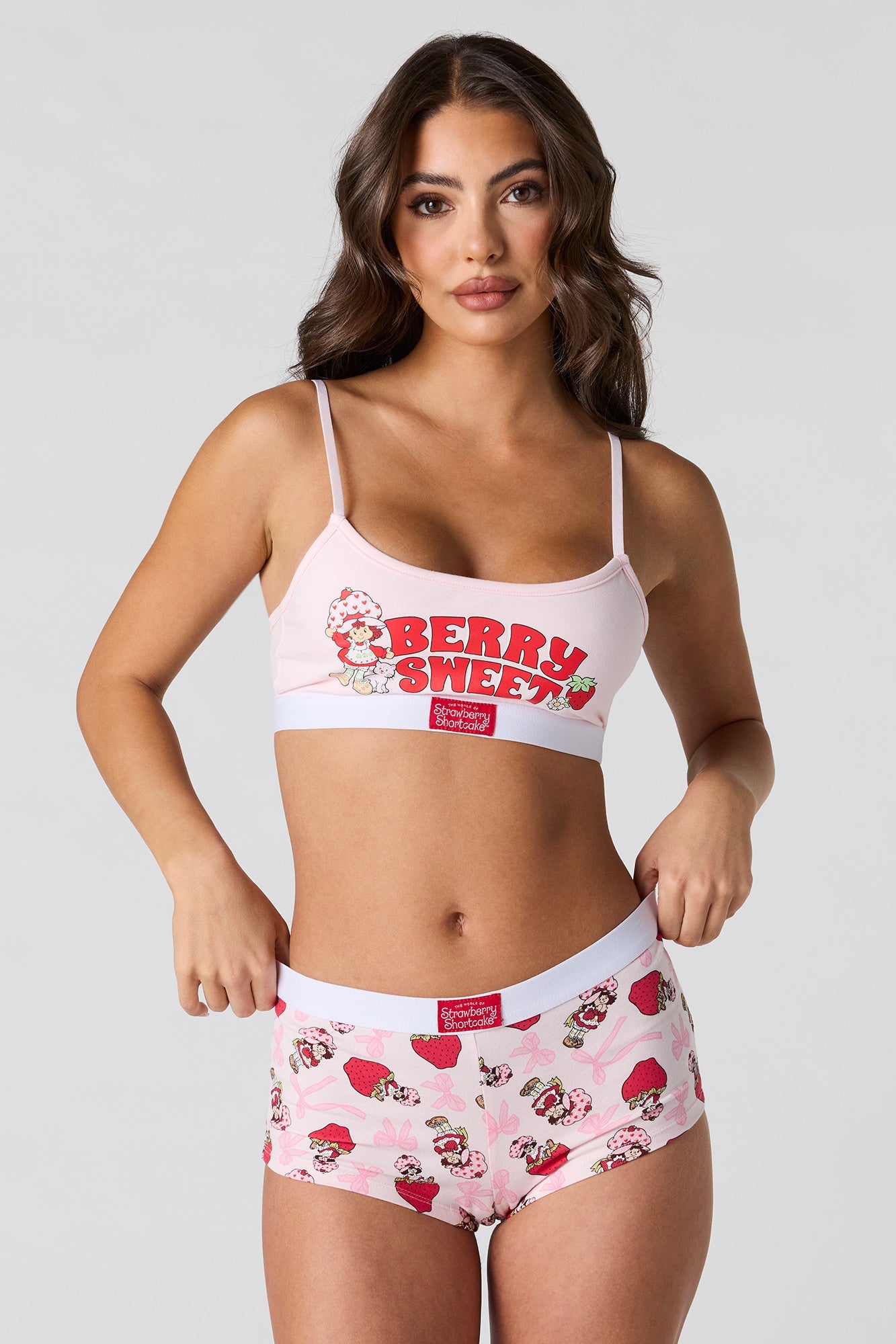 Strawberry Shortcake Bralette & Boy Short Set