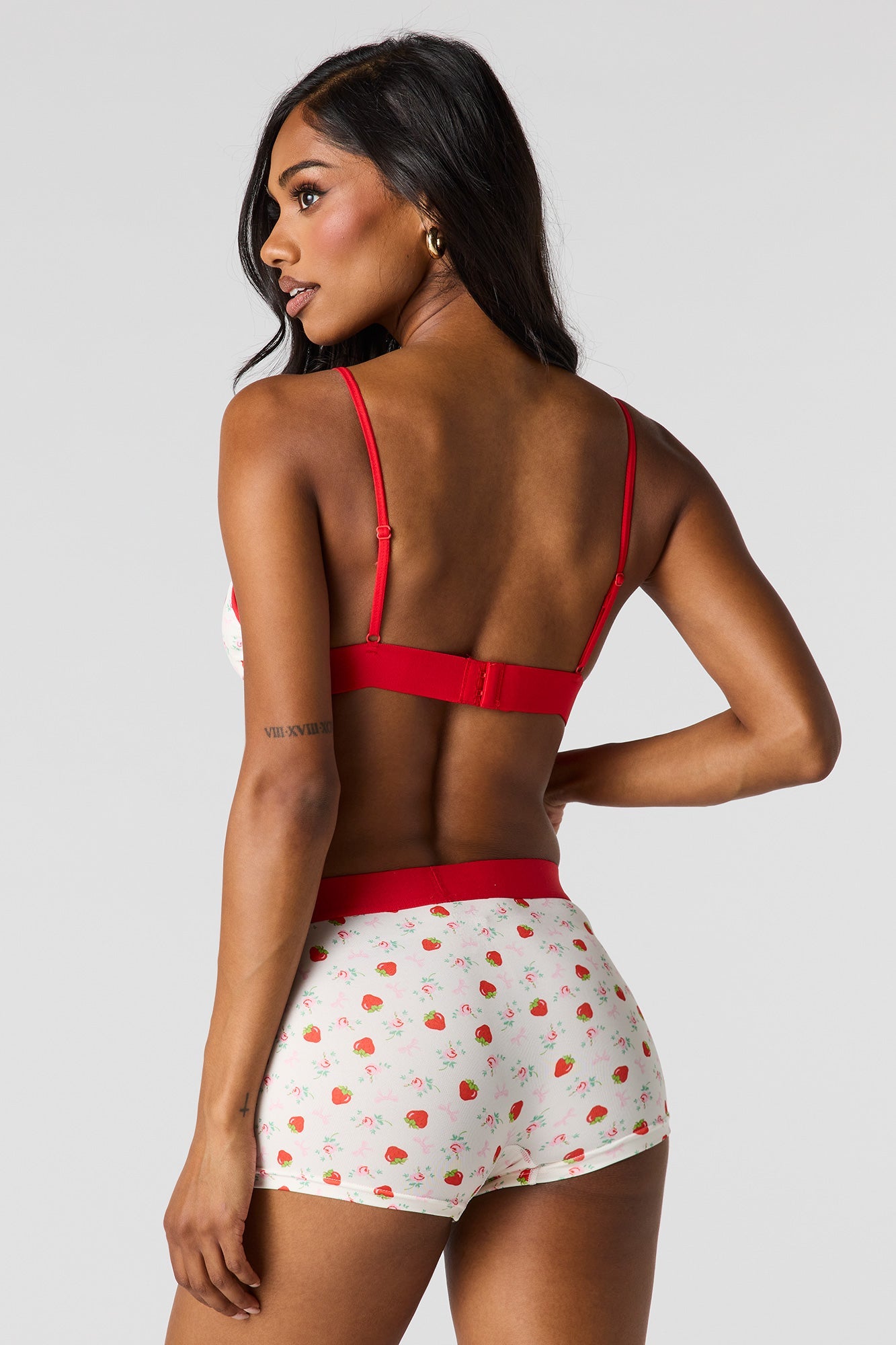 Strawberry Shortcake Triangle Bra & Boy Short 2 Piece Set