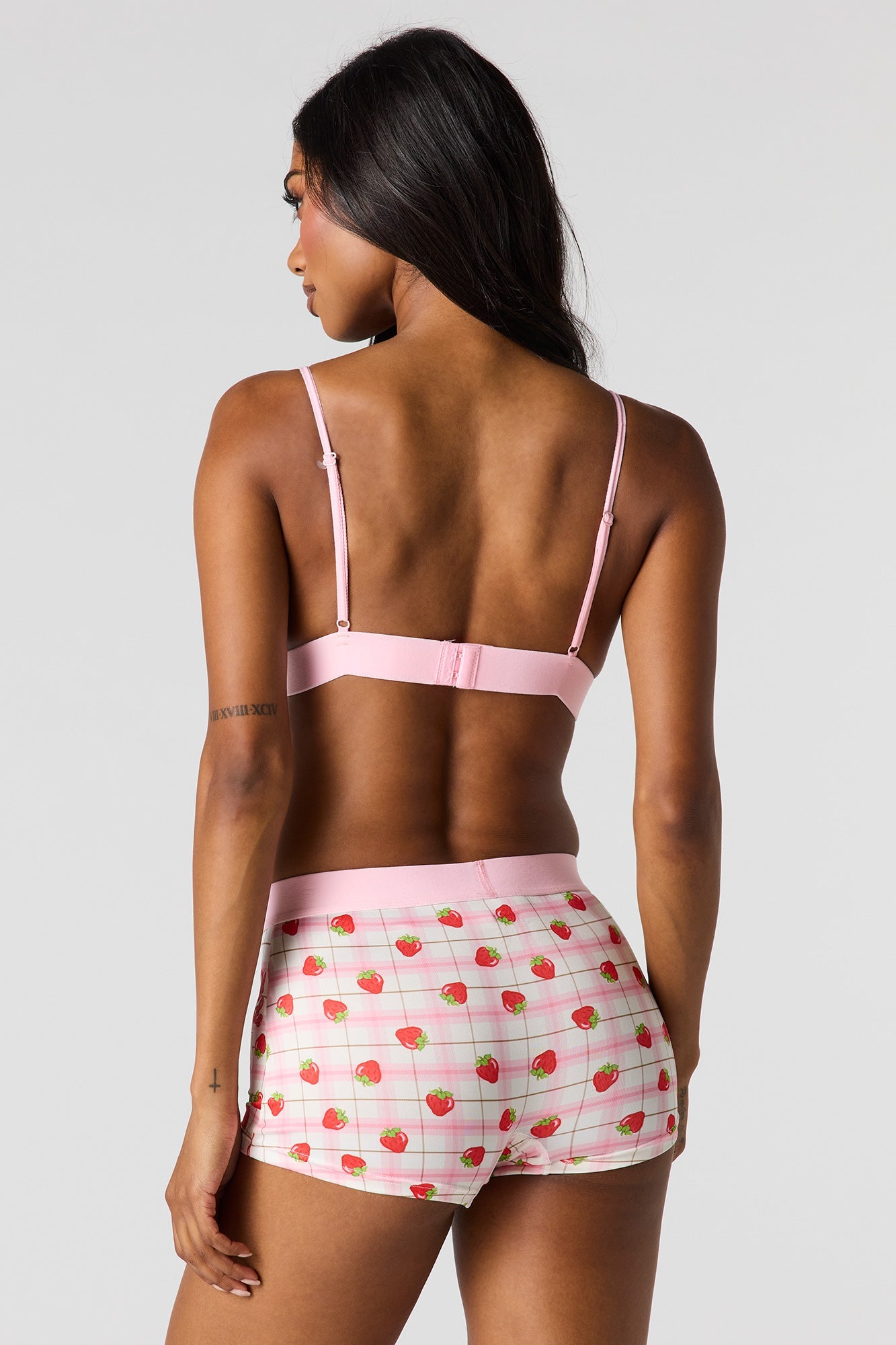 Strawberry Shortcake Triangle Bra & Boy Short 2 Piece Set