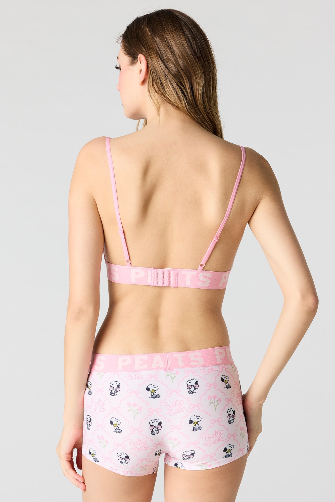Peanuts Snoopy Triangle Bra & Boy Short Set
