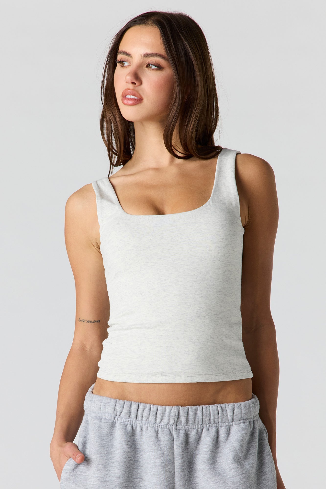 Soft Contour Scoop Neck Tank