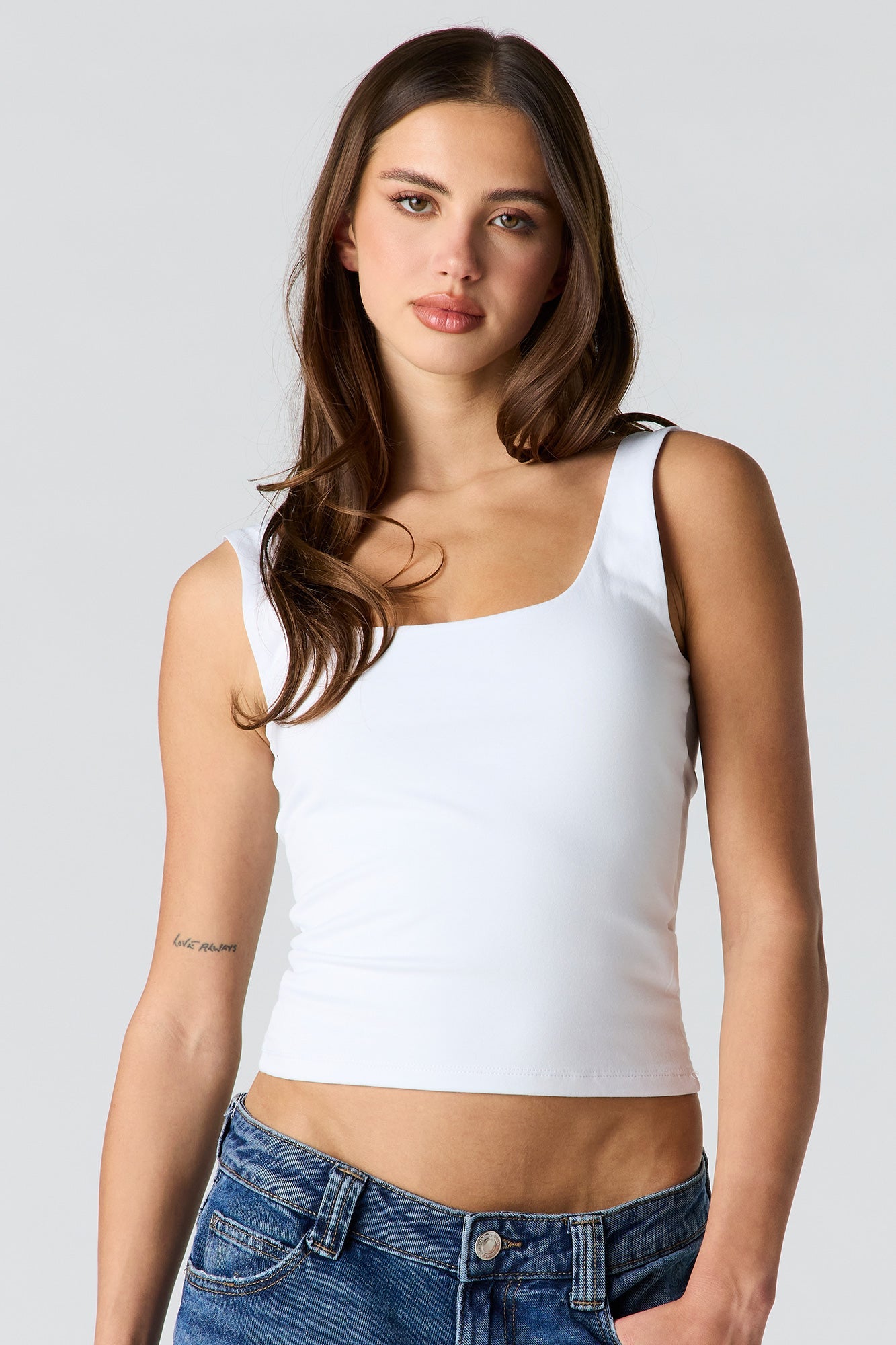 Soft Contour Scoop Neck Tank