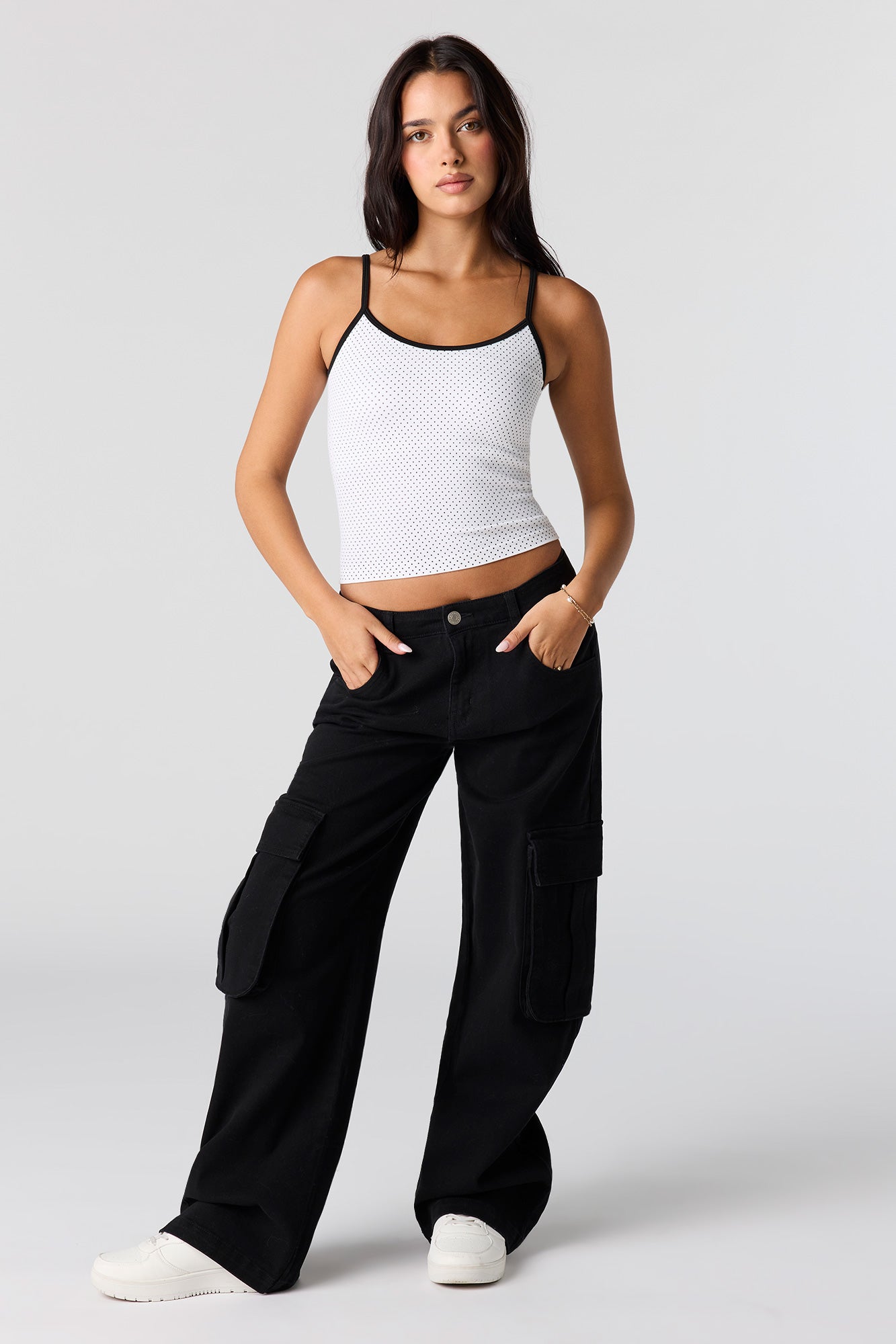 Seamless Ribbed Contrast Cami