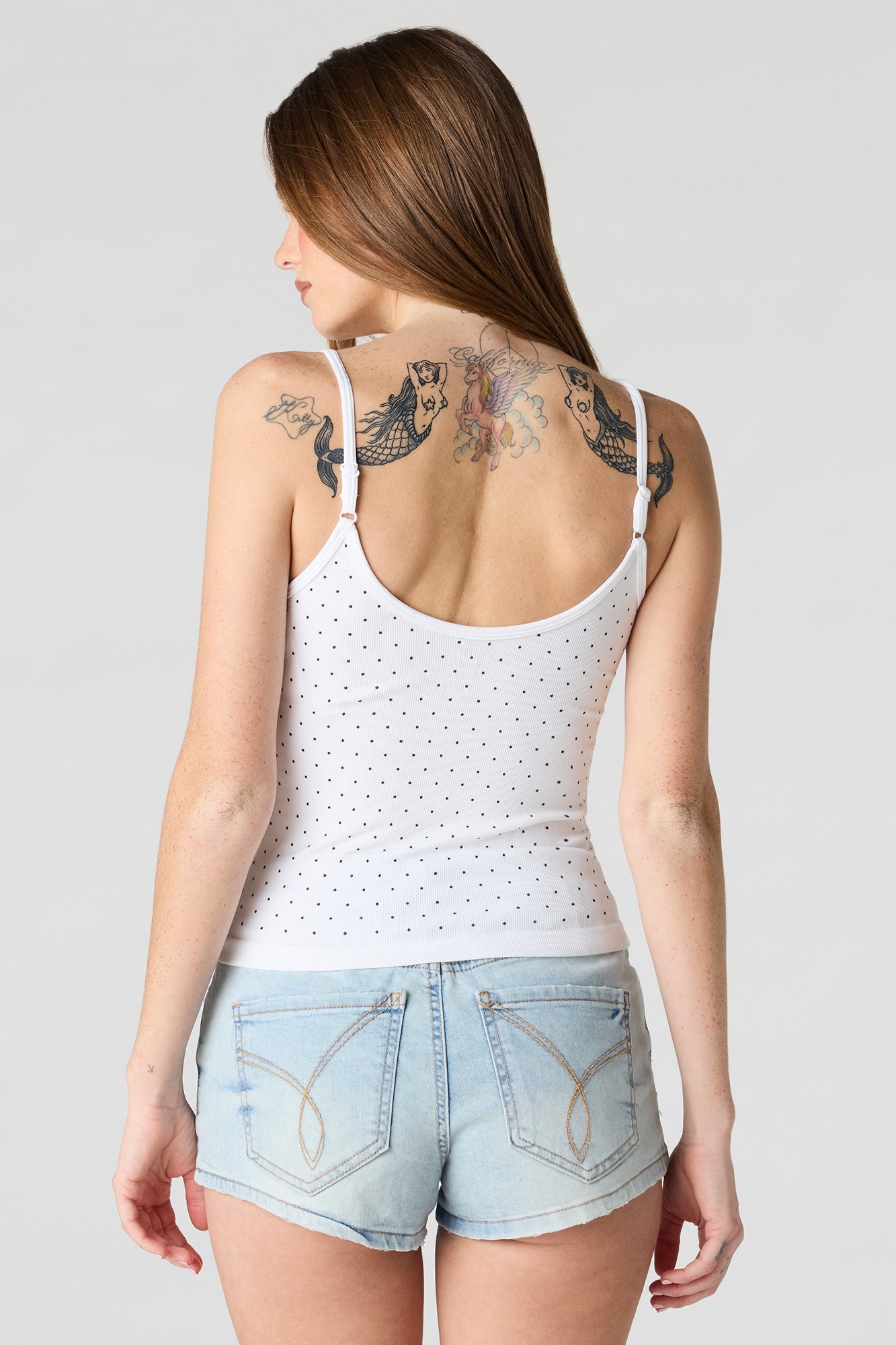 Braless Seamless Ribbed V-Neck Cami