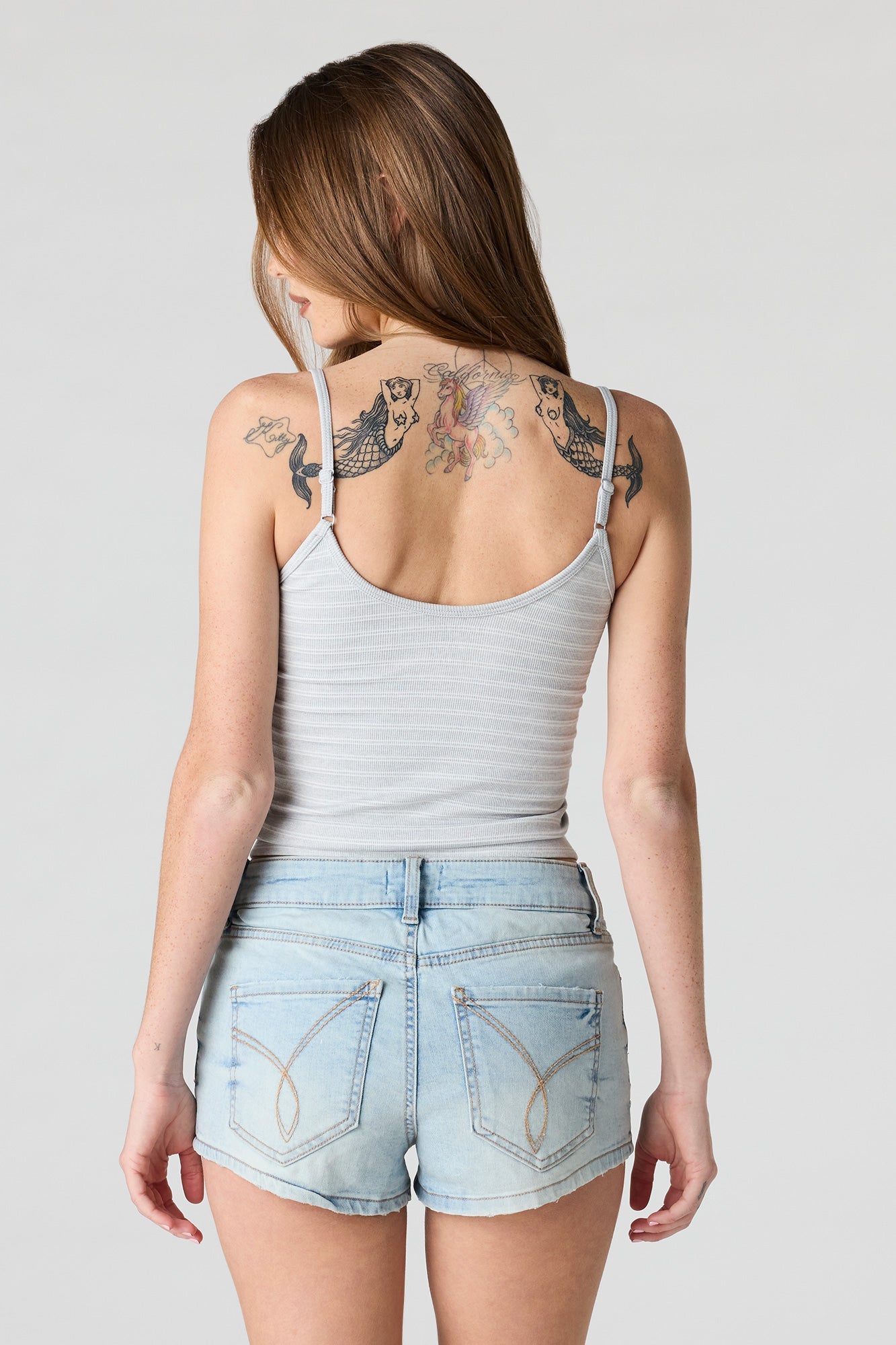 Braless Seamless Ribbed V-Neck Cami