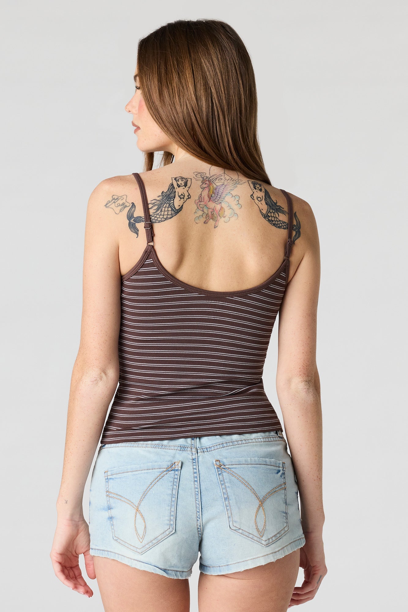 Braless Seamless Ribbed V-Neck Cami