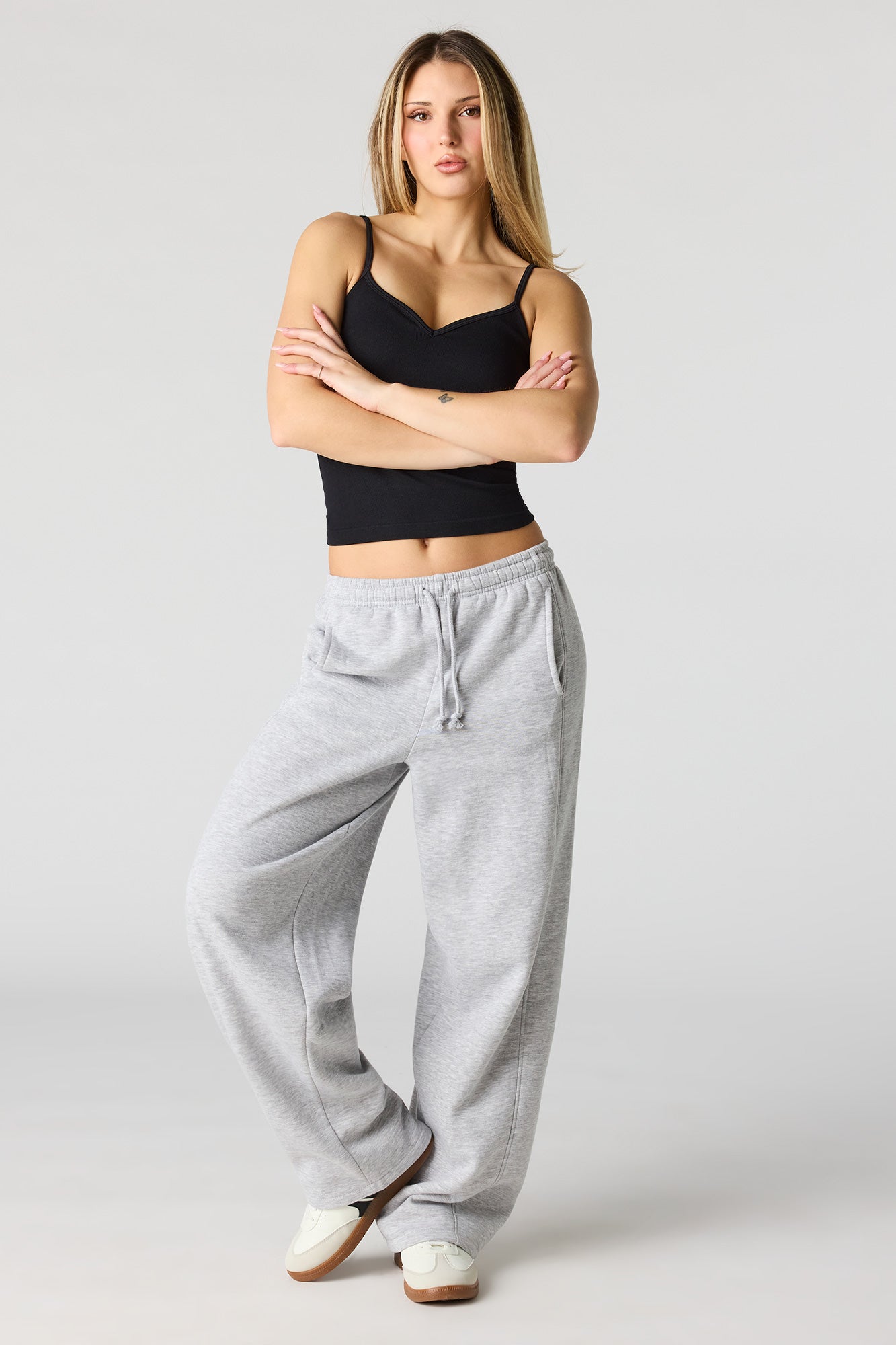 Braless Seamless Ribbed V-Neck Cami